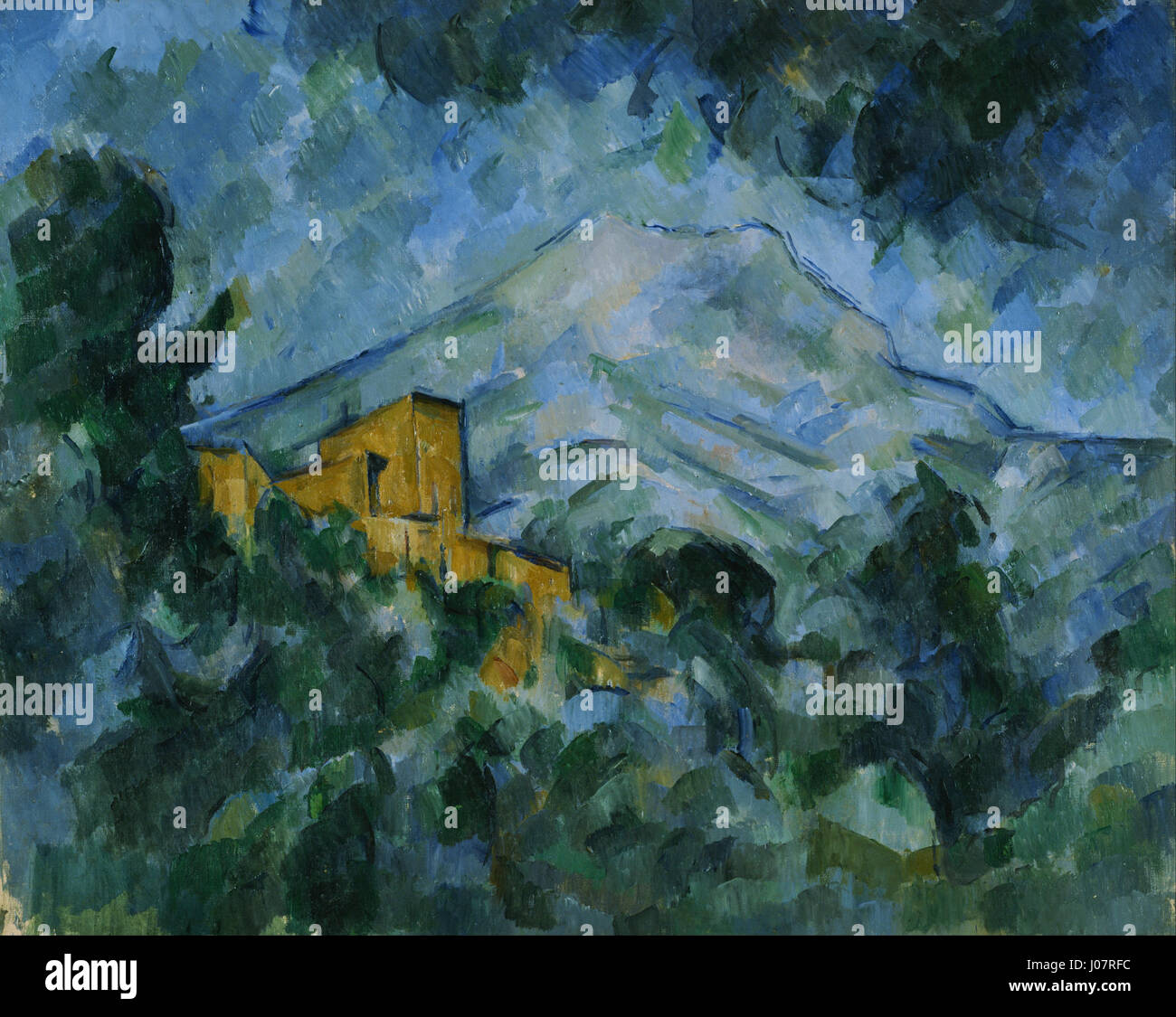 Paul Cézanne - Mont Sainte-Victoire et le Château Noir - Banque D'Images