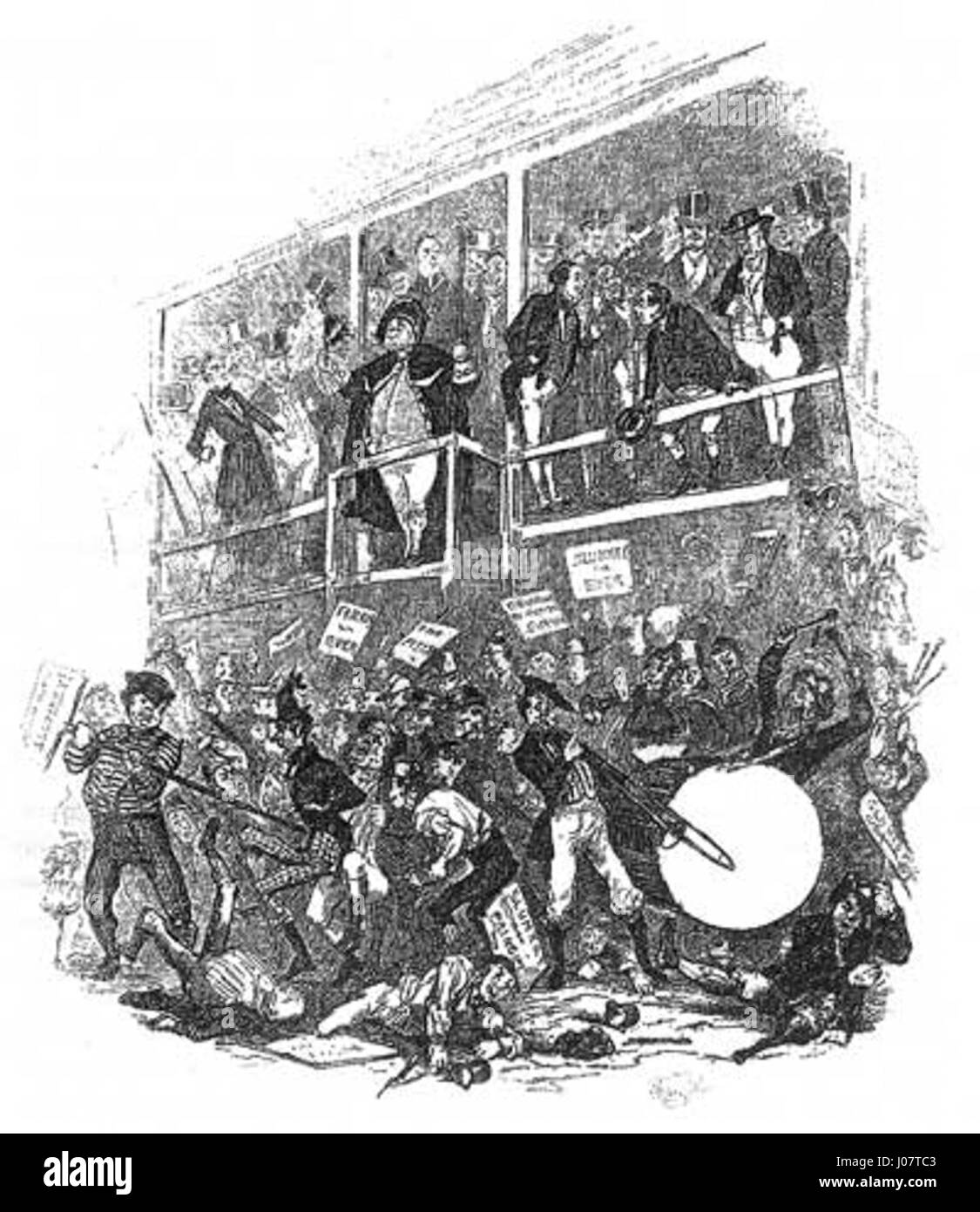 L'édition 'Pickwick Papers' de Eatansville14-1 présente le célèbre roman de Charles Dickens, se concentrant sur les aventures comiques de Samuel Pickwick et de ses compagnons. Le livre illustre la société britannique et la satire du XIXe siècle. Banque D'Images
