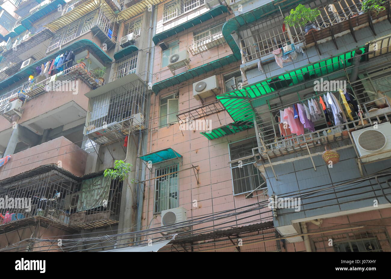 Appartement résidentiel à Guangzhou Chine Banque D'Images