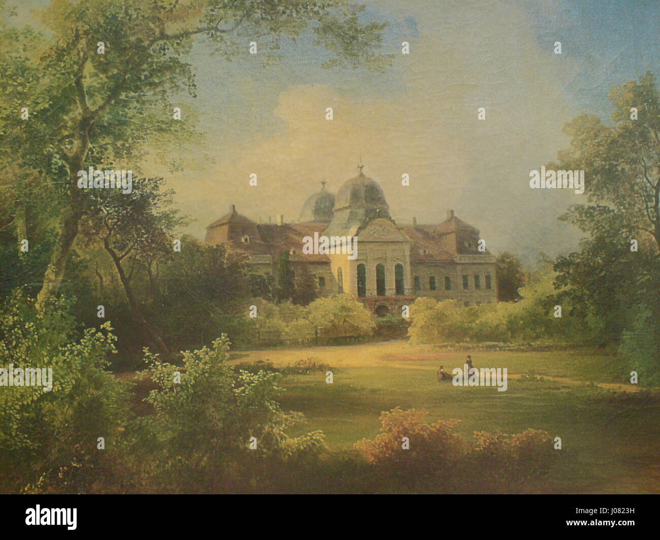 « Schloss Gödöll » est un palais historique en Hongrie, construit au XIXe siècle, réputé pour son architecture et son importance historique, en particulier sous le règne de François Joseph I. Banque D'Images