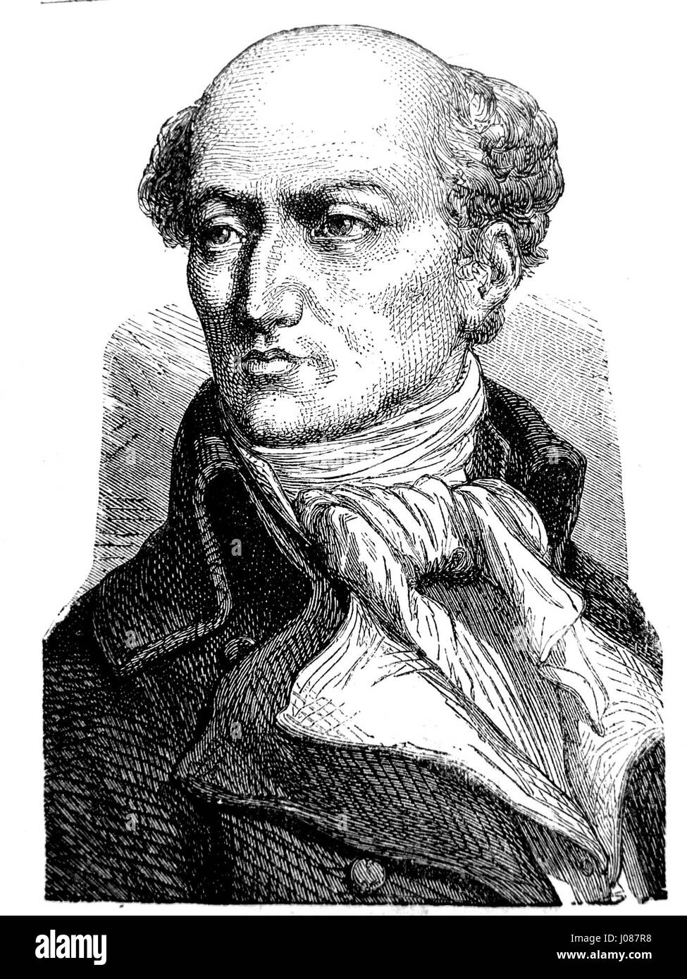 Le portrait de Pérignon (1754-1818) par un artiste inconnu capture la ressemblance du célèbre moine bénédictin français et inventeur du champagne. L’œuvre souligne son caractère et sa personnalité, reflétant ses contributions historiques au développement de la production de champagne en France. Banque D'Images