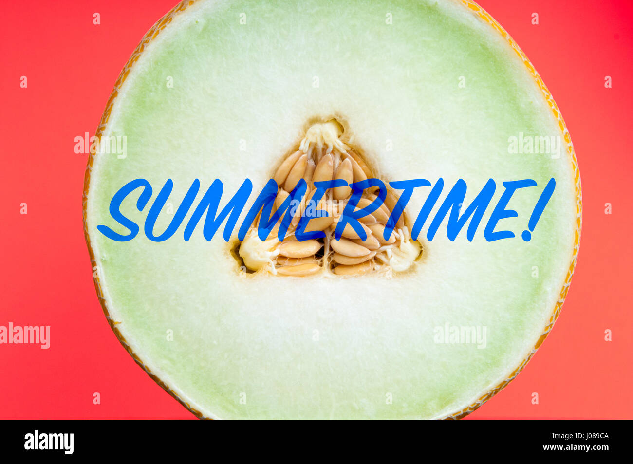 Texte style rétro avec un thème d'été message Banque D'Images