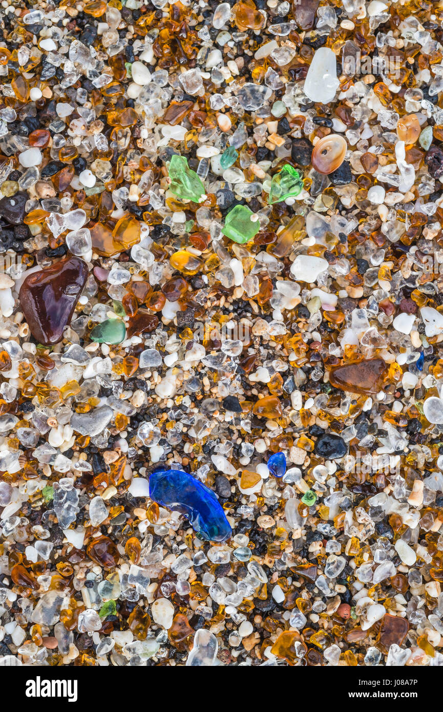 Glass Beach, Eleele Hanapepe, Bay, près de Port Port Allen, Kauai, Hawaii, USA Banque D'Images