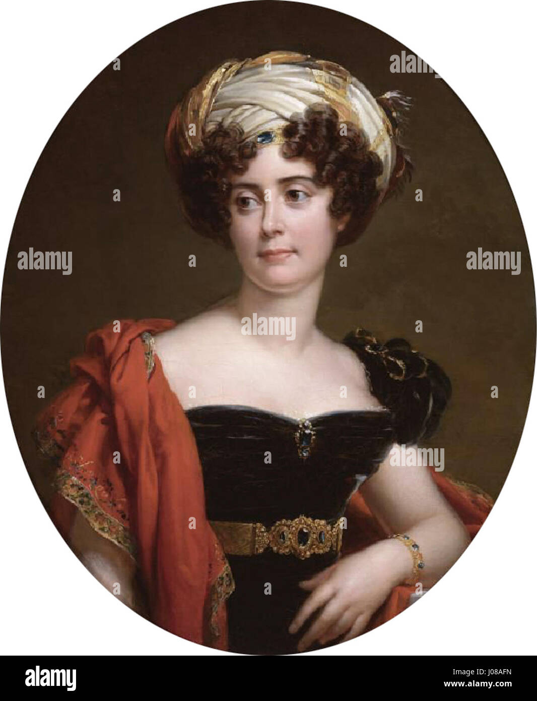 Blanche-Joséphine Le Bascle d'Argenteuil par François Pascal Simon Gérard, appelé Baron Gérard Banque D'Images