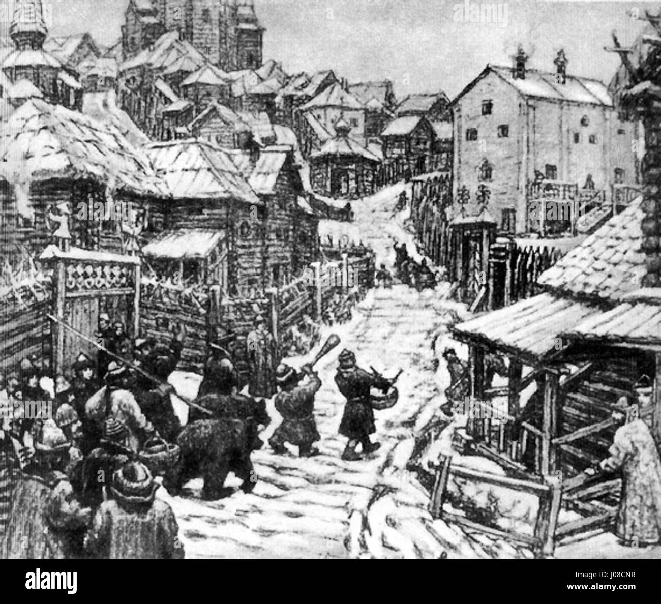 L'affaire du meurtre (Дело об Убийстве) est un film russe de 1910, décrivant une enquête criminelle avec des techniques cinématographiques précoces, reflétant le contexte social et l'évolution de l'industrie cinématographique dans la Russie pré-révolutionnaire. Banque D'Images