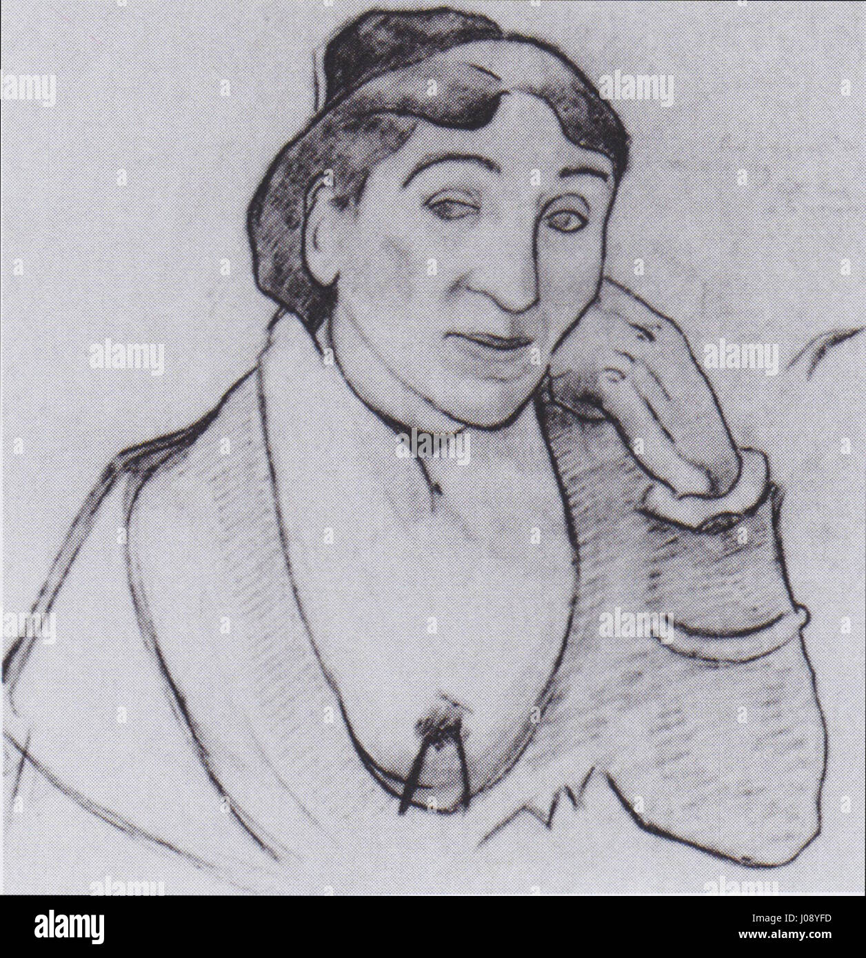 Van Gogh - L' Arlésienne (Madame Ginoux) Banque D'Images