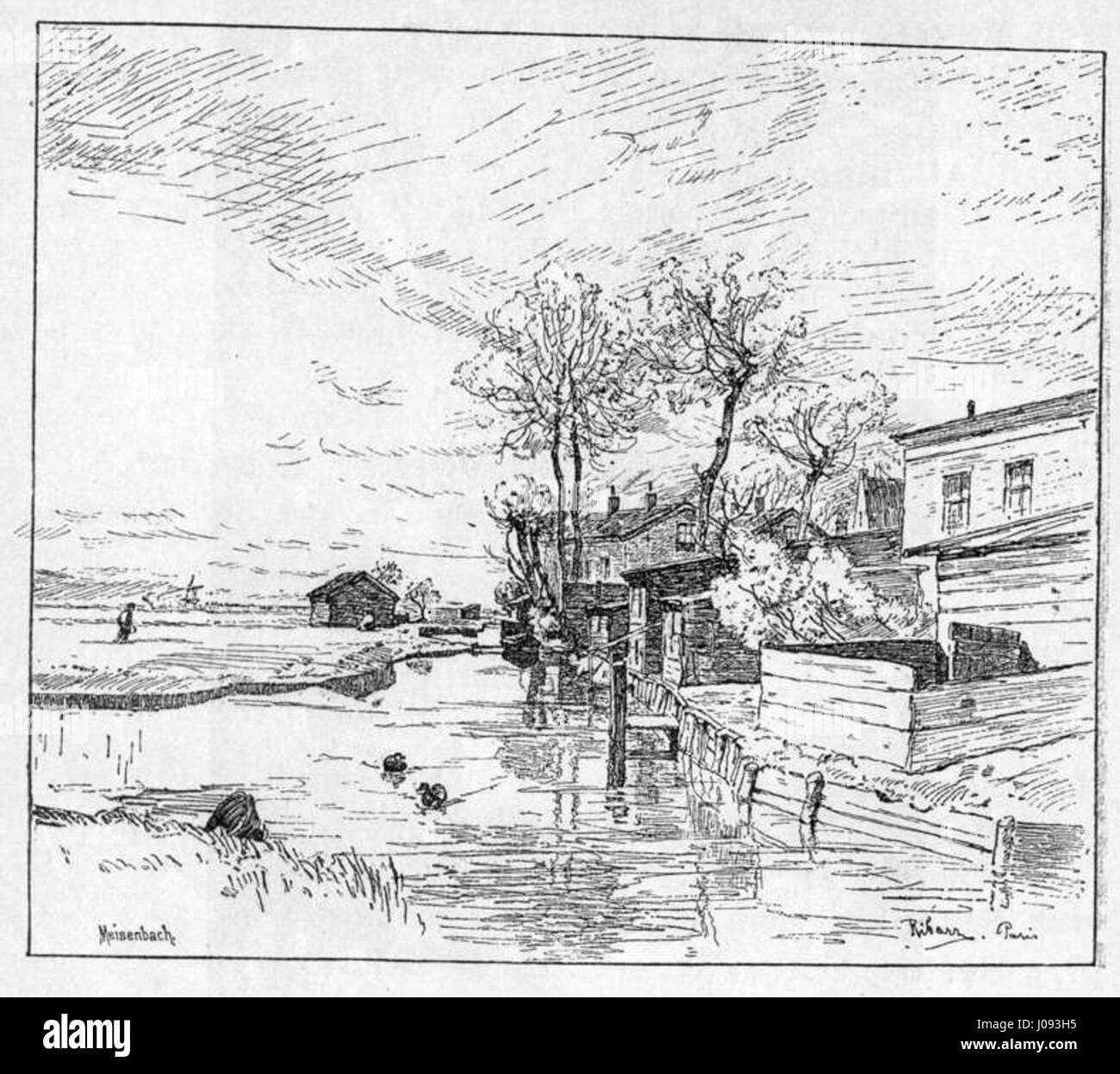 Le Glaspalast (Palais du verre) de Munich, construit en 1883, était un important hall d'exposition connu pour son architecture en verre. Il a accueilli de grandes expositions industrielles et culturelles, symbole du progrès et de l'innovation à la fin du XIXe siècle. Cette image de 1883 capture la grandeur et le style architectural de l'époque. Banque D'Images