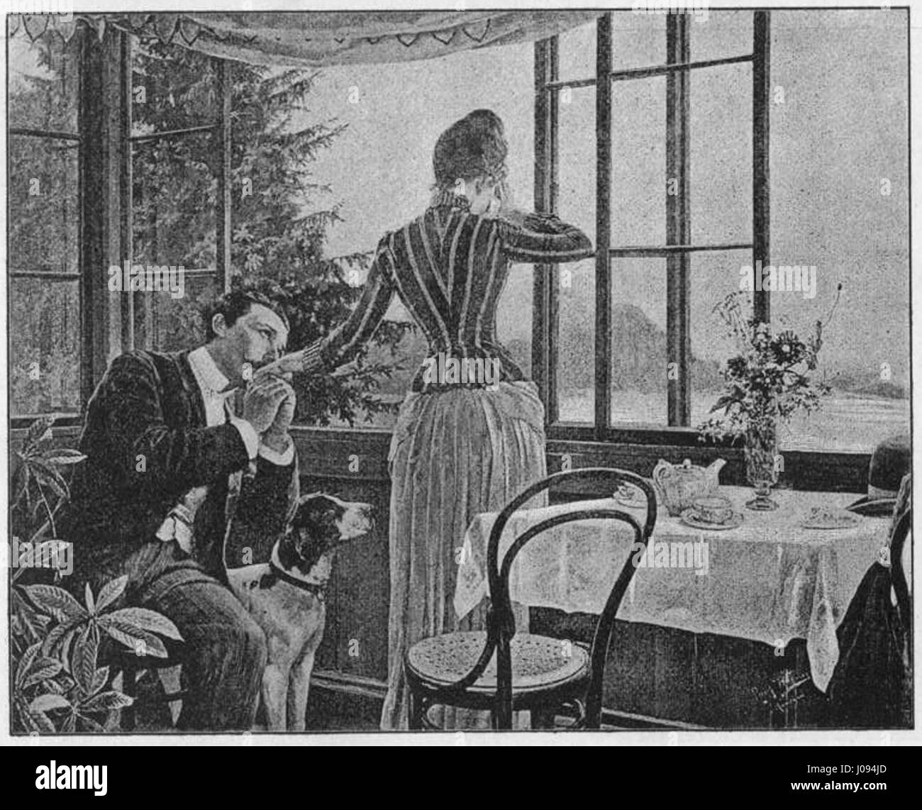 Le Glaspalast de Munich, construit en 1890, était un bâtiment de verre emblématique qui a mis en valeur les progrès de l'architecture et du design à la fin du XIXe siècle. Il représentait l'innovation architecturale de l'époque. Banque D'Images