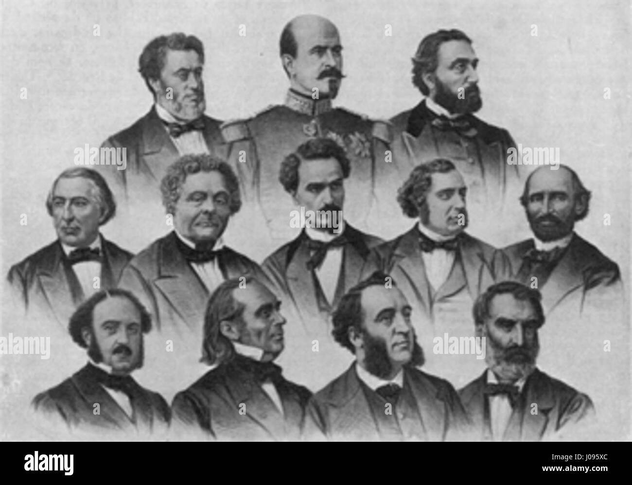 Le gouvernement de la défense nationale fait référence au gouvernement provisoire de la France pendant la guerre franco-prussienne (1870-1871), qui a été formé pour résister au siège allemand de Paris. Banque D'Images