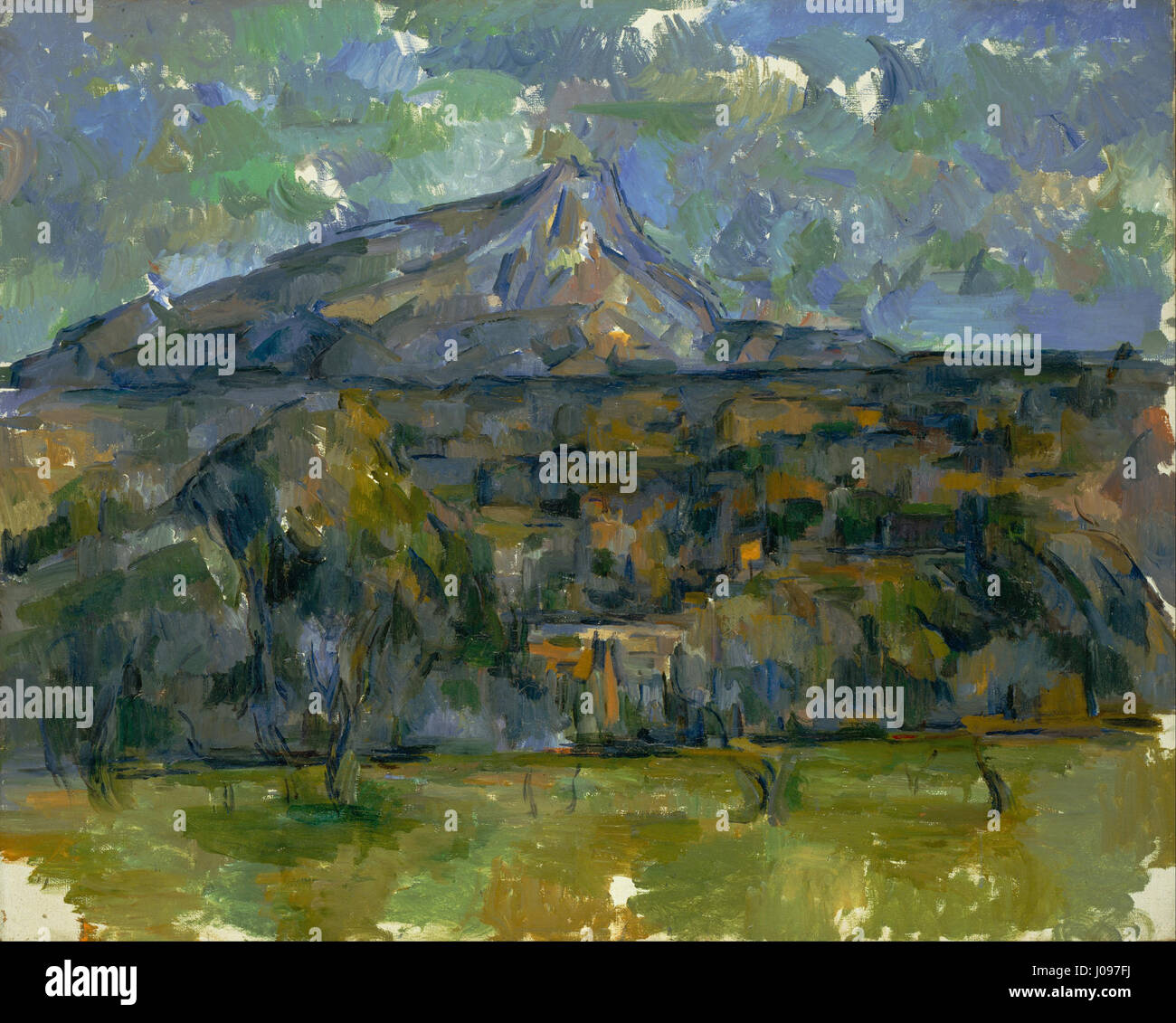 Paul Cézanne - Mont Sainte-Victoire - Banque D'Images