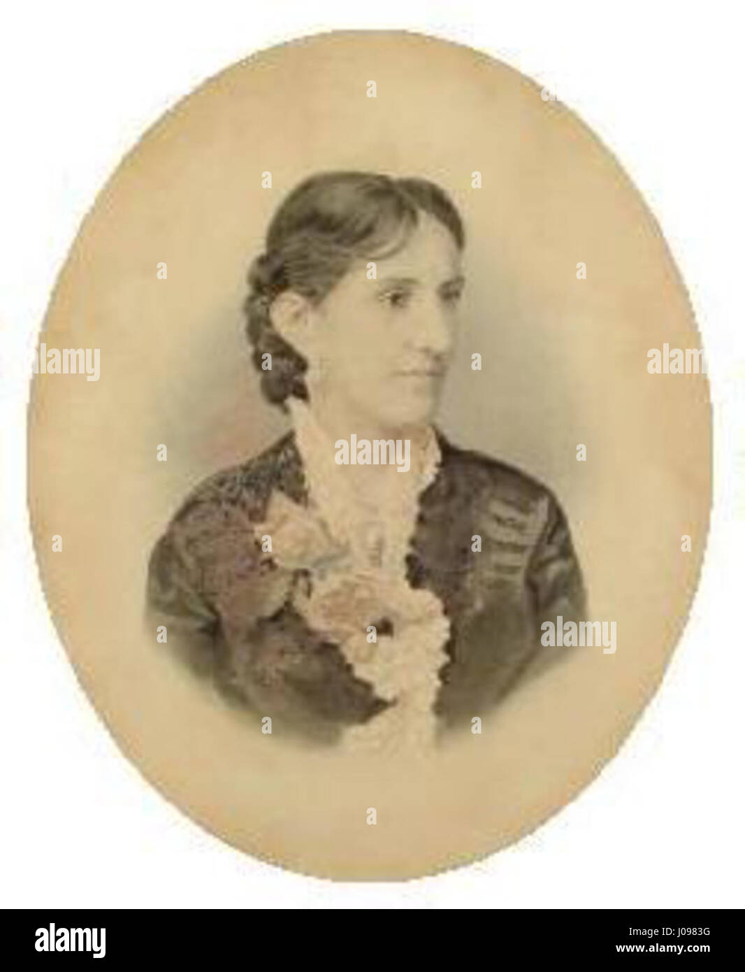 Retrato da Baronesa Maria Amélia Barbosa de Oliveira Banque D'Images