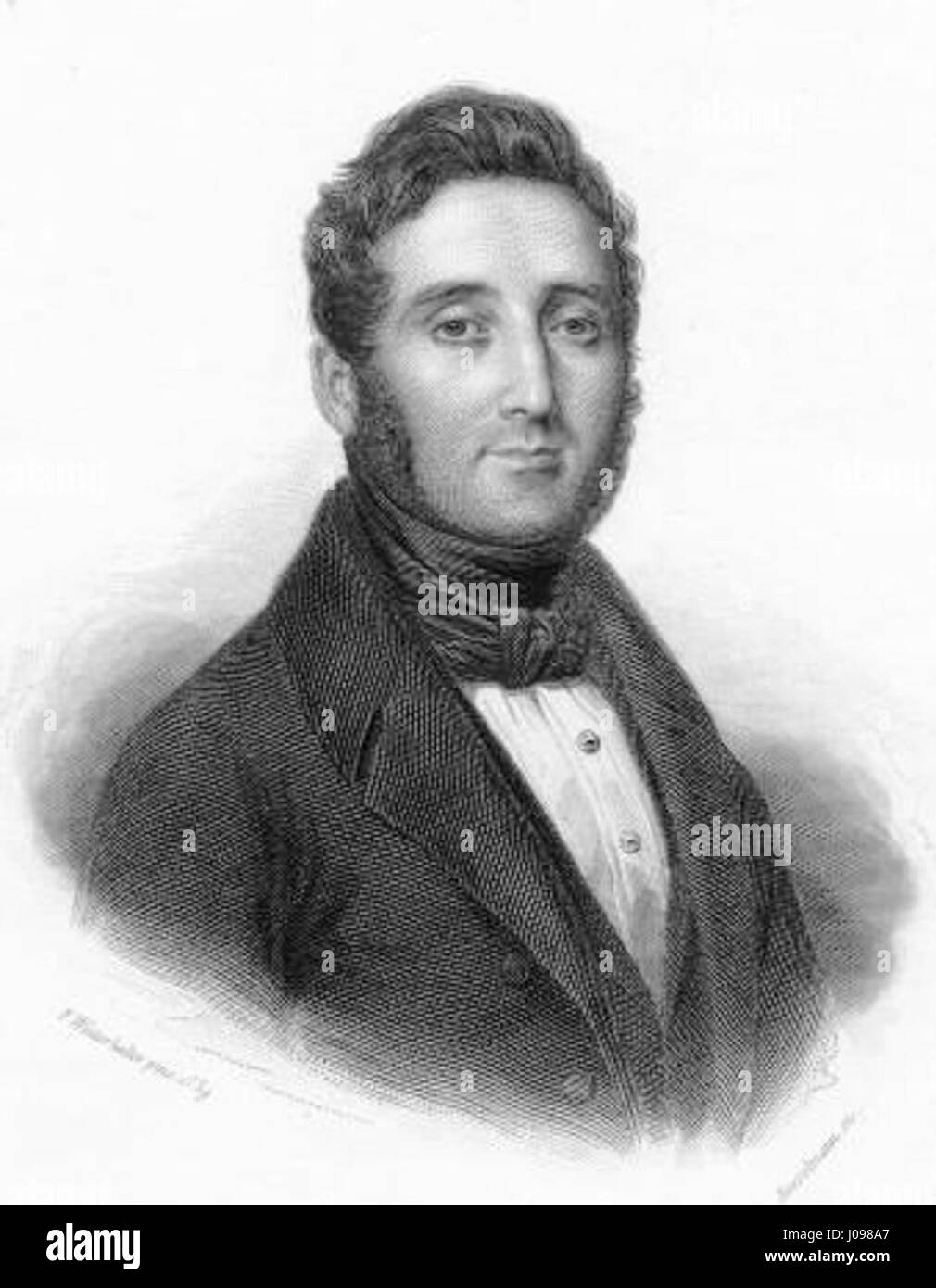 Pierre Amédée Jaubert (1779-1847) est un orientaliste, diplomate et traducteur français, connu pour son expertise des langues du moyen-Orient et son rôle d'interprète pour Napoléon Bonaparte. Banque D'Images