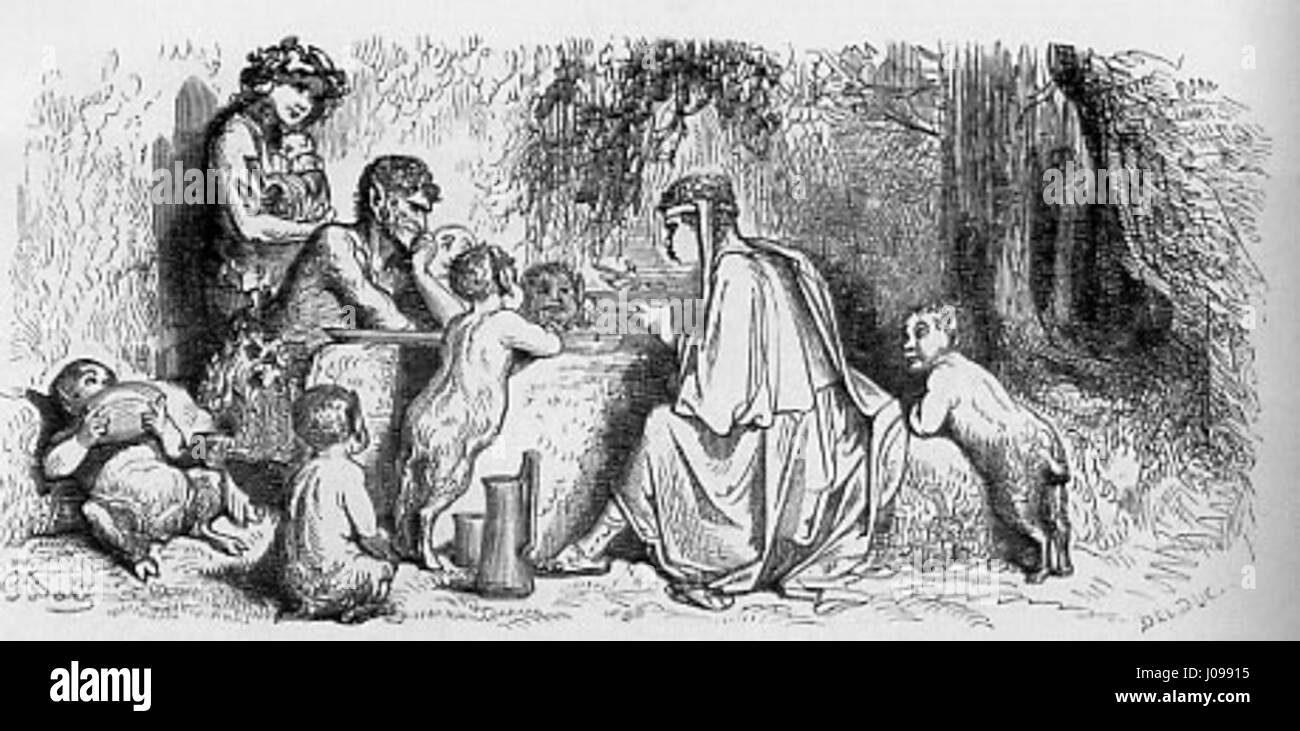 Le satyr doré est une œuvre d'art représentant la figure mythique du satyre, une créature de la mythologie grecque antique connue pour sa forme hybride homme-animal. L’œuvre souligne le lien du satyre avec la nature et son essence sauvage et sauvage. Banque D'Images