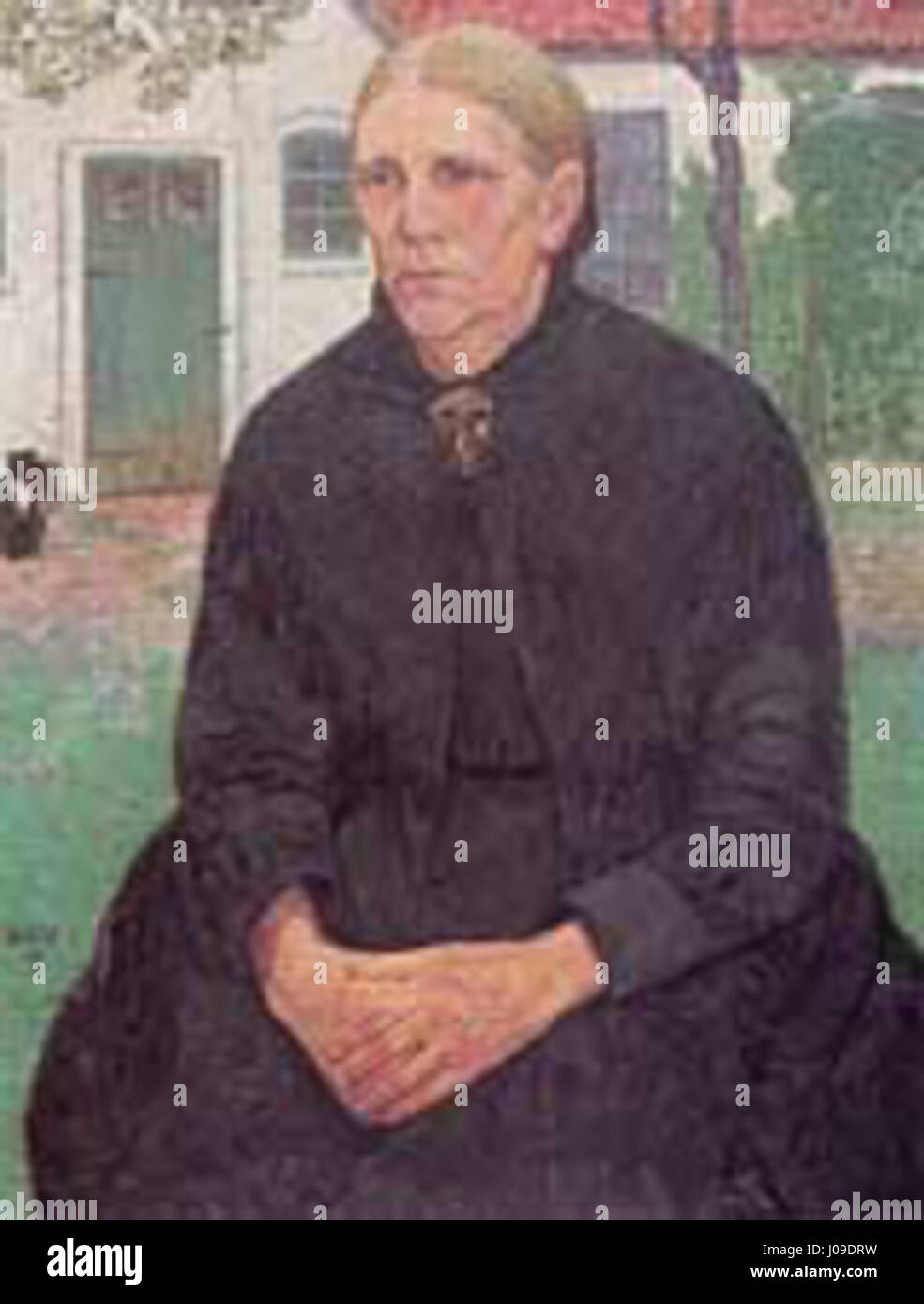 Le portrait de Becka Schröder réalisé par Heinrich Vogeler en 1912 présente une représentation délicate du sujet, capturant son comportement calme et sa présence élégante. L’œuvre reflète l’attention que Vogeler porte aux détails et à l’utilisation de la lumière. Banque D'Images Le portrait de Becka Schröder réalisé par Heinrich Vogeler en 1912 présente une représentation délicate du sujet, capturant son comportement calme et sa présence élégante. L’œuvre reflète l’attention que Vogeler porte aux détails et à l’utilisation de la lumière. Banque D'Images