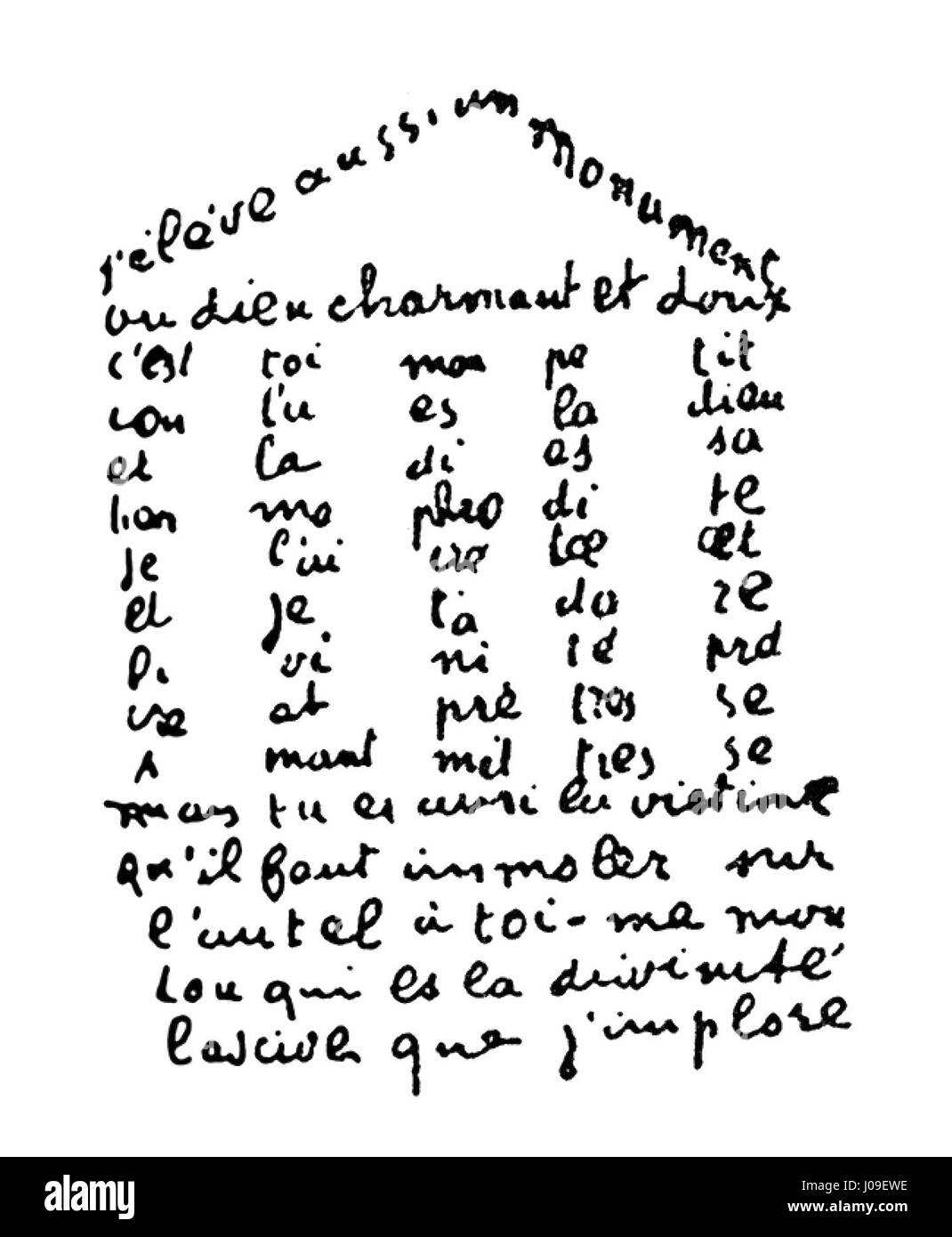 calligramme apollinaire voyage