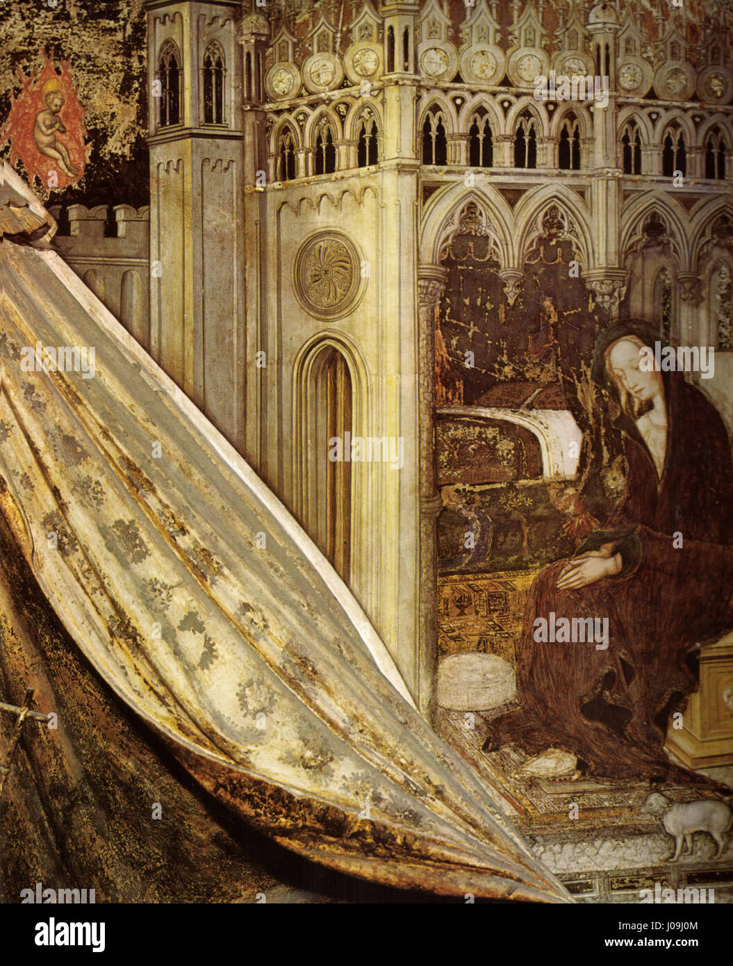 Le monument à Niccolò Brenzoni de Pisanello présente la représentation détaillée par l’artiste d’une figure commémorative, en mettant l’accent sur les qualités sculpturales du design et le contexte historique du XVe siècle. Banque D'Images