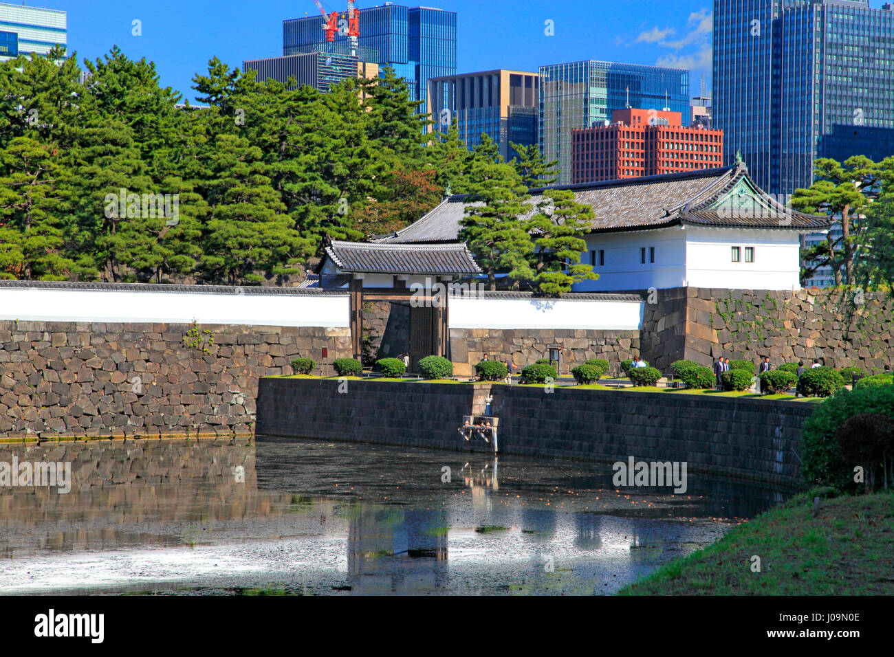 Sakuradamon porte de l'ancien château d'Edo Tokyo Japon Banque D'Images