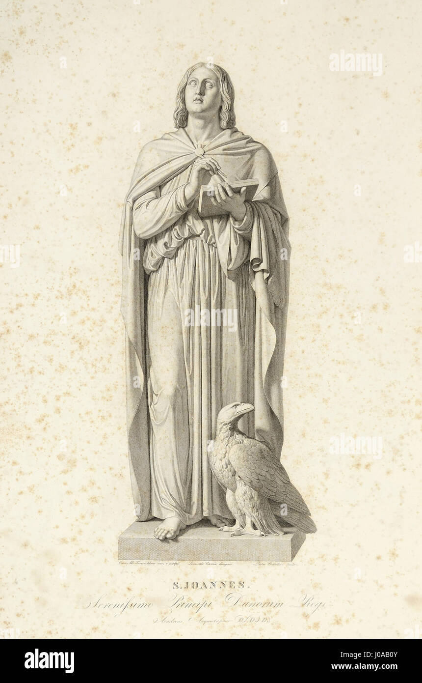 Cette œuvre d'art, créée par Pietro Bettelini et Leonardo Camia, est intitulée 'São João', qui fait probablement référence à une représentation de Saint Jean. La peinture peut explorer des thèmes religieux ou culturels, célébrant Saint John dans un récit visuel. Banque D'Images