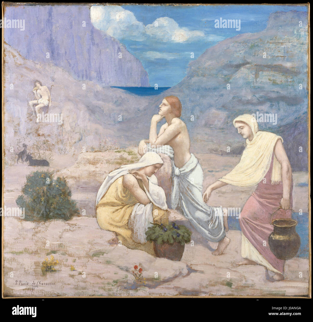 Pierre-Cécile Puvis de Chavannes 001 Banque D'Images