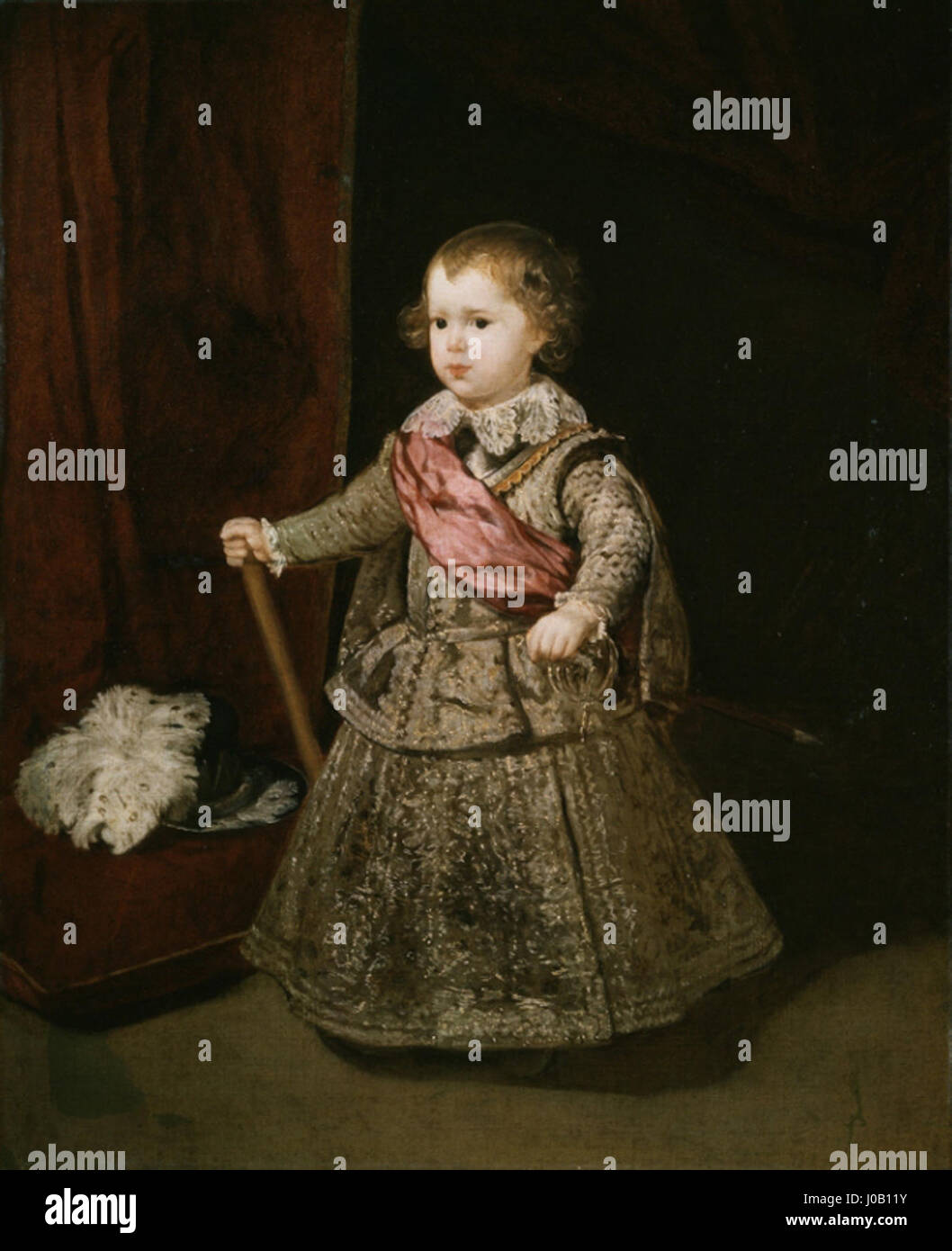 Retrato del Príncipe Baltasar Carlos, por Diego Velázquez Banque D'Images