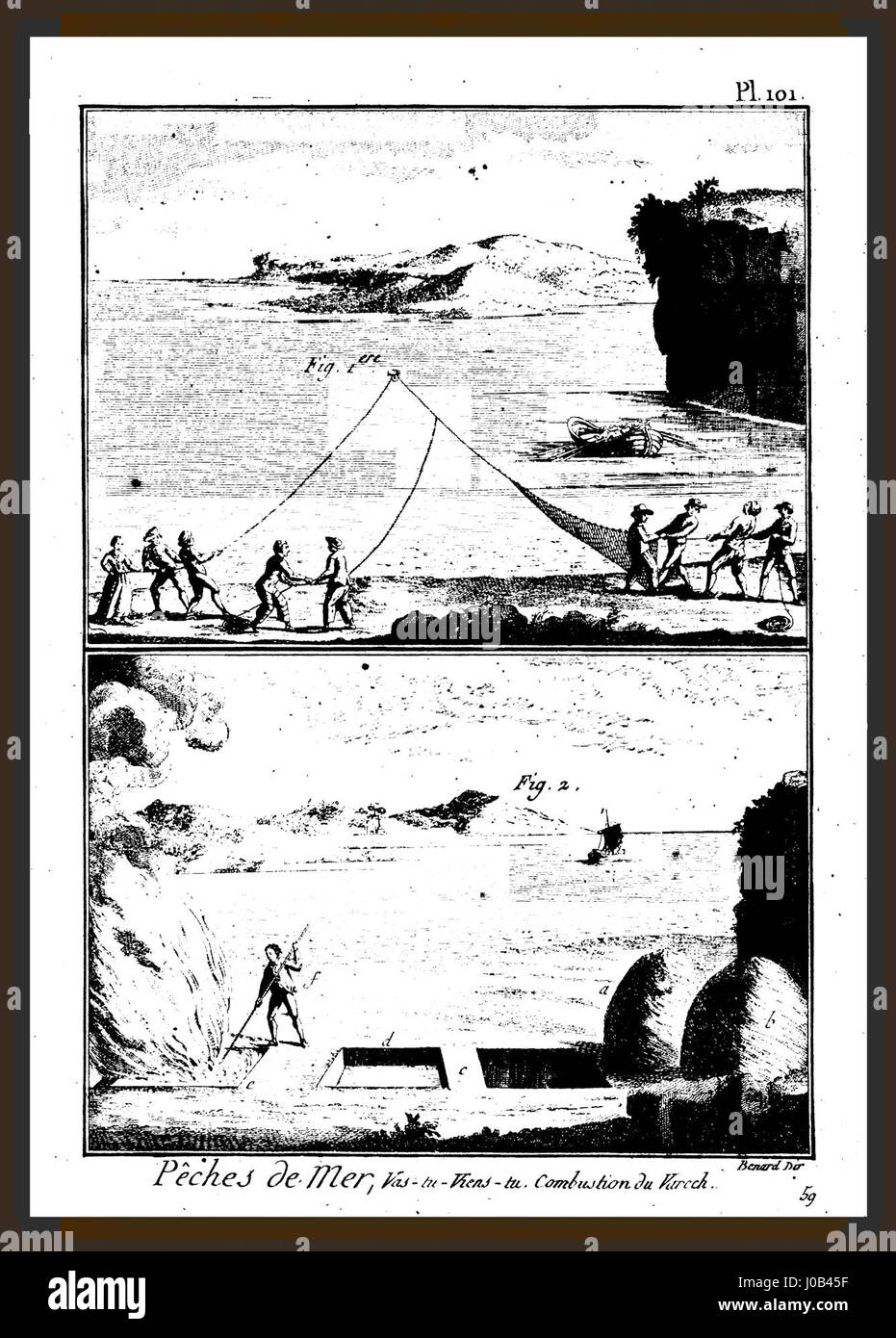 Planche 101 de l'Encyclopédie méthodique, une encyclopédie française du XVIIIe siècle. L'illustration fournit des représentations détaillées de diverses espèces de poissons, reflétant l'accent mis par les lumières sur la classification scientifique et l'histoire naturelle. Banque D'Images Planche 101 de l'Encyclopédie méthodique, une encyclopédie française du XVIIIe siècle. L'illustration fournit des représentations détaillées de diverses espèces de poissons, reflétant l'accent mis par les lumières sur la classification scientifique et l'histoire naturelle. Banque D'Images
