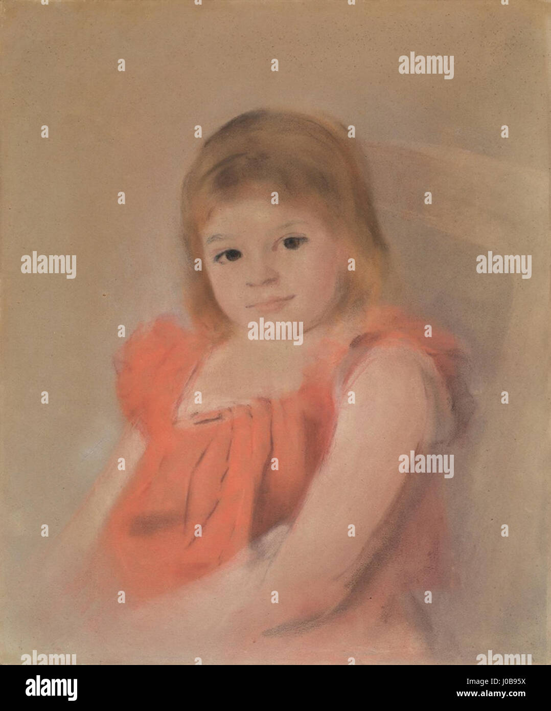 *Jela Vidrič* par Ivana Kobilca est le portrait d'une femme en tenue traditionnelle slovène. La peinture capture la grâce et la dignité du sujet, mettant en valeur l’habileté de Kobilca à dépeindre la personnalité du sujet à travers des vêtements et une expression détaillés. La pièce reflète l'identité culturelle slovène au XIXe siècle, soulignant l'importance des traditions populaires. Banque D'Images