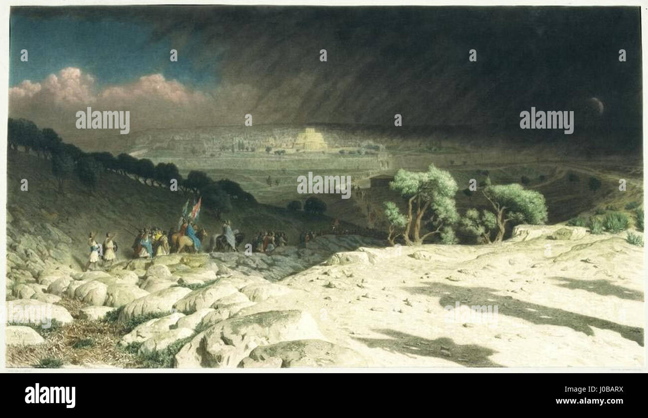 « Golgotha, Consummatum est ! » de Jean-Léon Gérôme Dépeint la scène biblique de la crucifixion du Christ. La composition dramatique capture le moment de la mort du Christ, avec un réalisme vif et une intensité émotionnelle. Banque D'Images