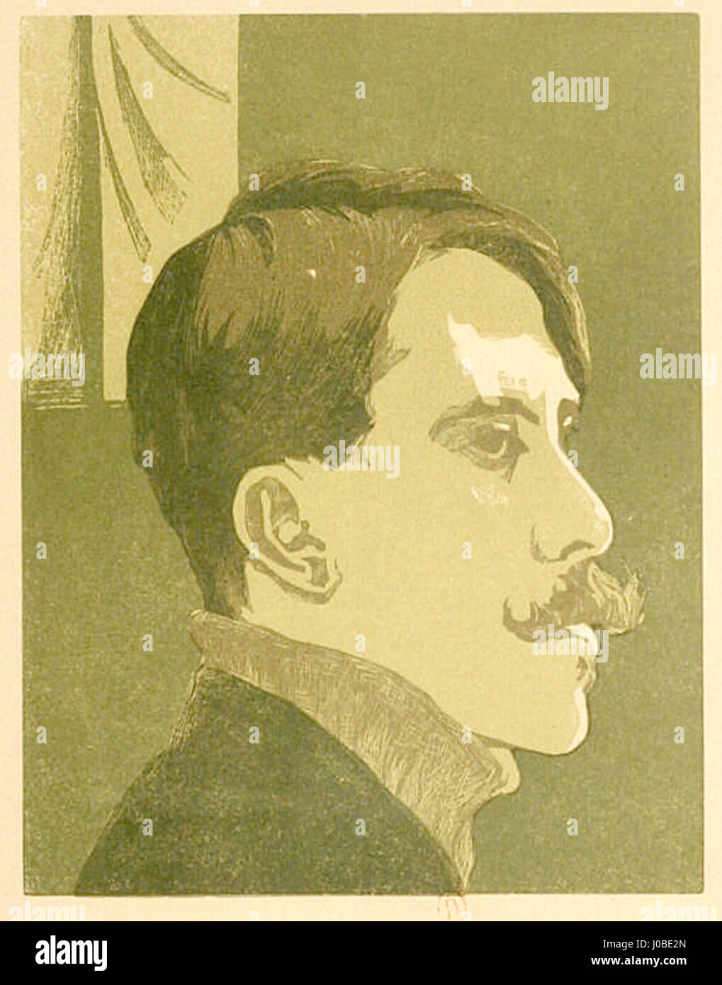 Amédée Joyau autoportrait Banque D'Images