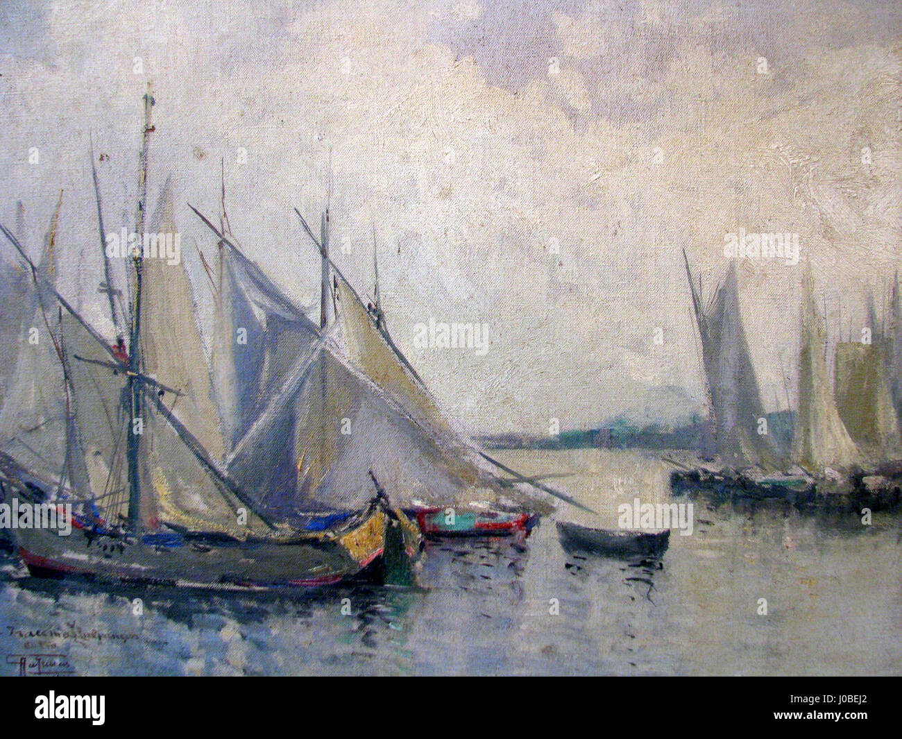 Antônio Parreiras - Marinha, 1902 (II) Banque D'Images