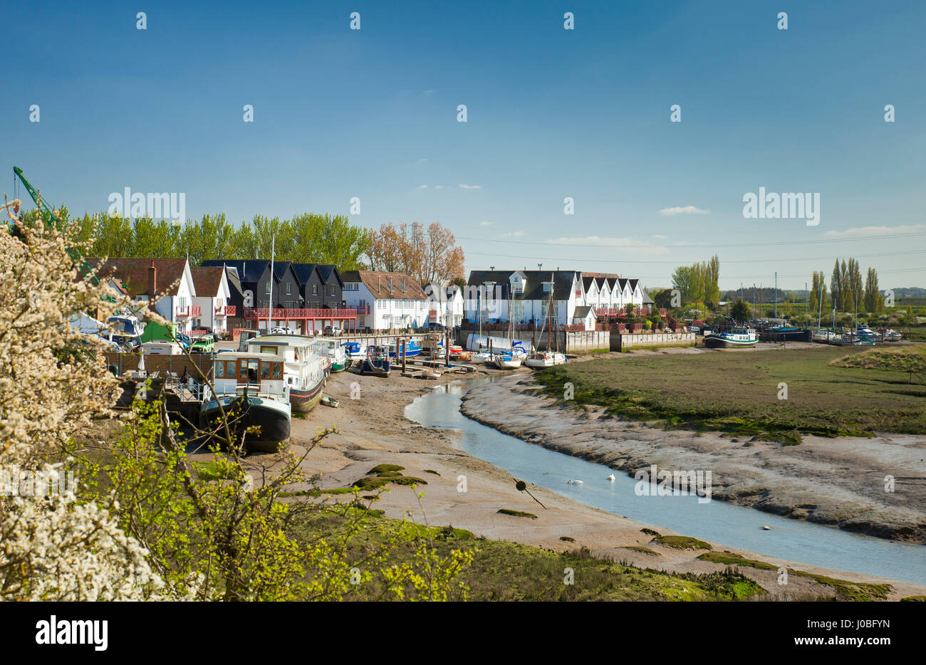 Le Hameau Conyer Conyer Creek, Kent. Banque D'Images