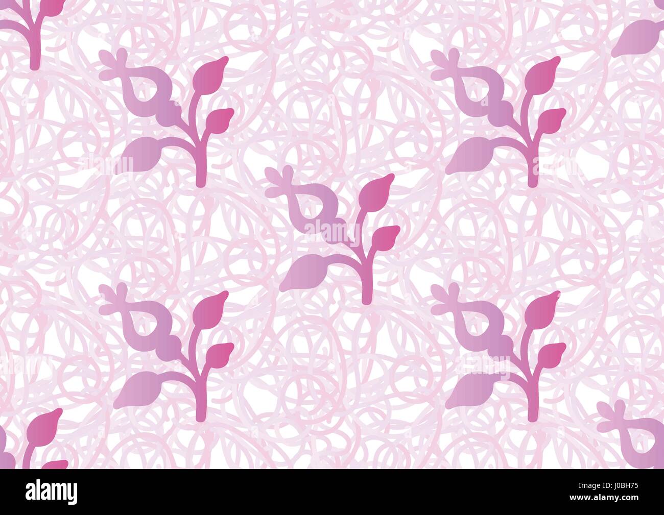 Profil de transparente vecteur motif floral stylisé, de nombreuses petites fleurs, trous, taches sur fond blanc. Petites fleurs violettes dessiné à la main. Flore transparente Illustration de Vecteur