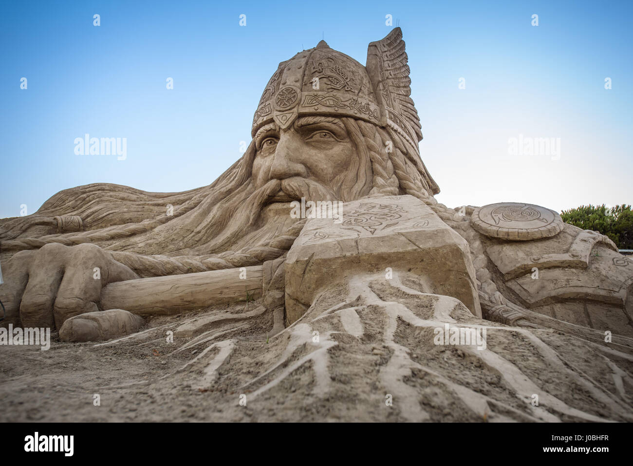 Thor Antalya Turquie Des Pyramides D Egypte A Mighty Thor Dieu Viking Ces Etonnantes œuvres D Art Qui Sont Faites A Partir De Sable Et L Eau Le Theme De Cette Annee Internationale D Antalya