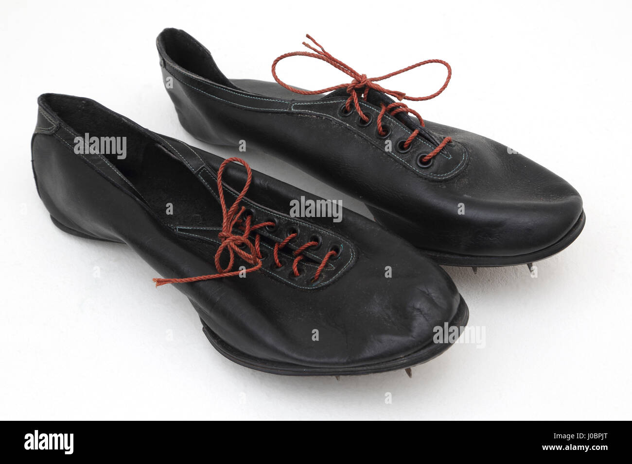 Une paire de chaussures en cuir vintage Banque D'Images