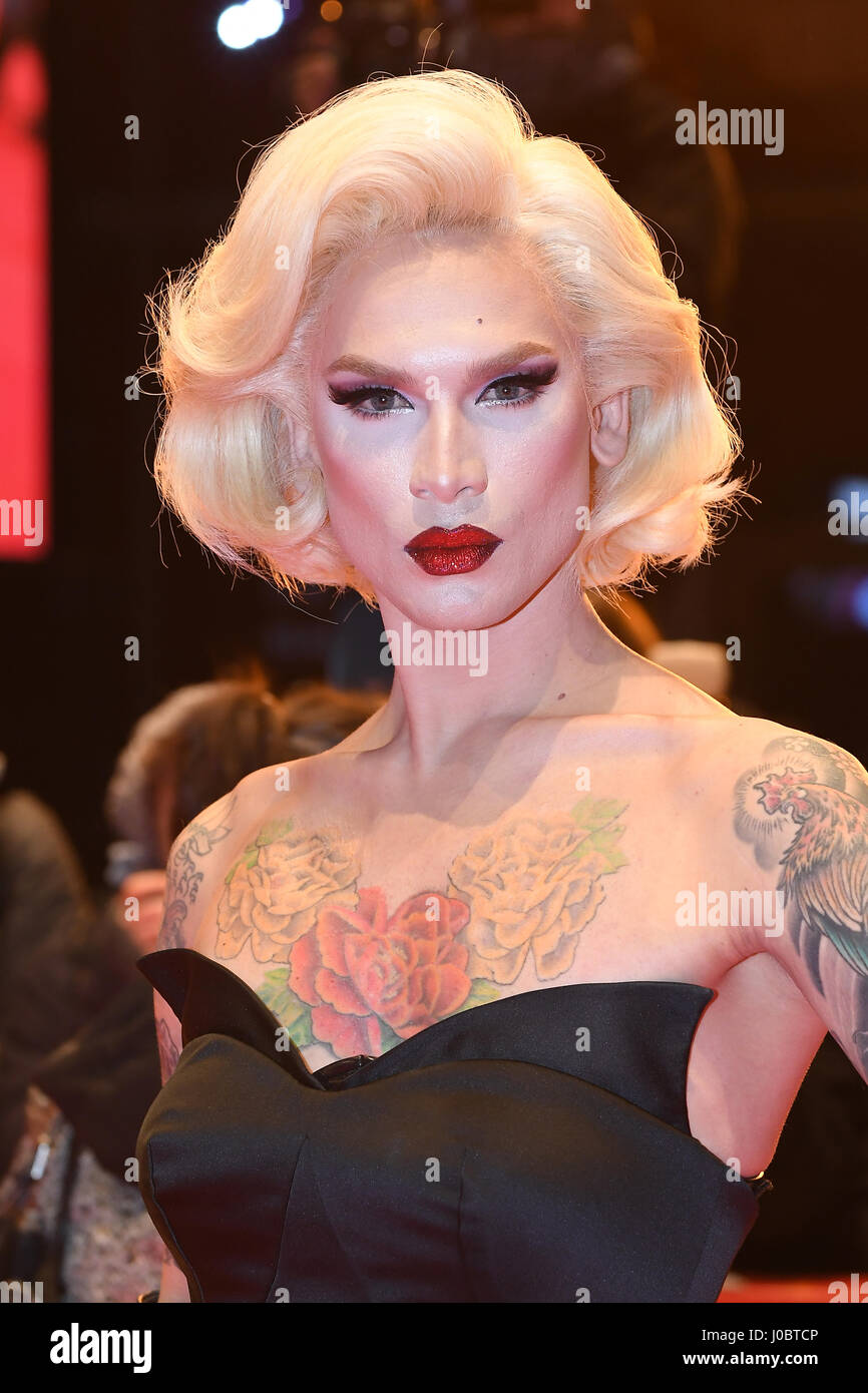 Mlle Fame assiste à la T2 Trainspotting premiere au cours de la 67e Berlinale Festival International du Film de Berlin. 10 février 2017 © Paul Treadway Banque D'Images