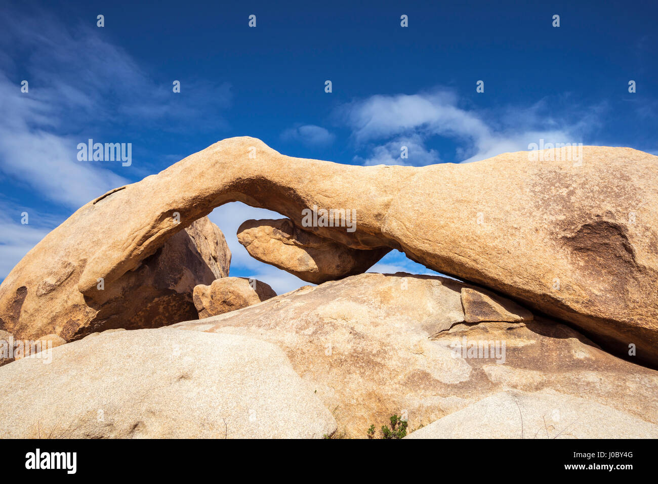 Close up of Arch Rock. Joshua Tree National Park Californie USA