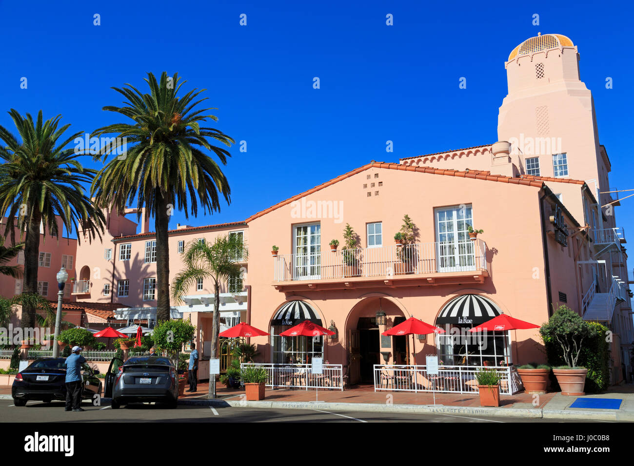 La Valencia Hotel, La Jolla, San Diego, California, USA Banque D'Images