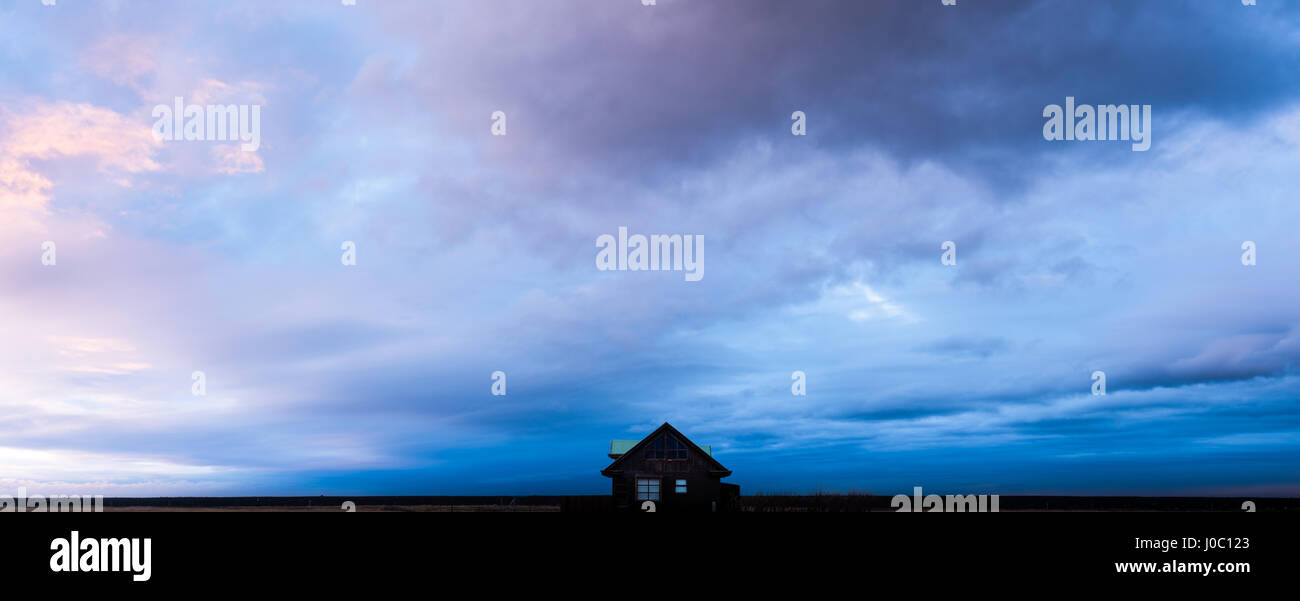 Dans la cabine de l'Islande, les régions polaires Banque D'Images