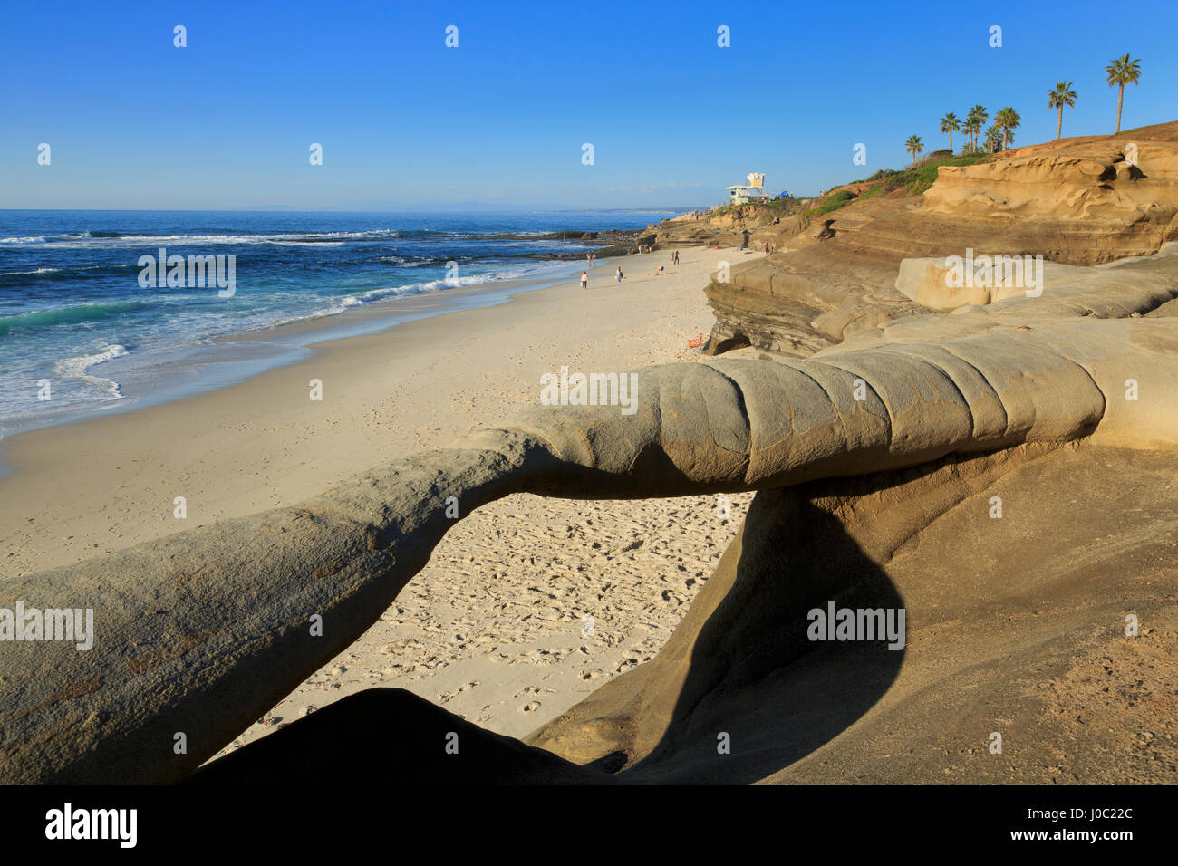 Arch Rock, La Jolla, San Diego, California, USA Banque D'Images
