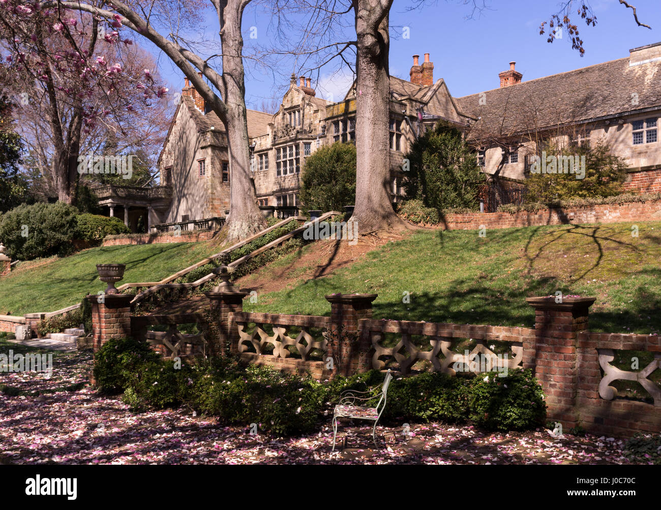 Virginia House Museum et jardins Richmond Virginia USA Banque D'Images