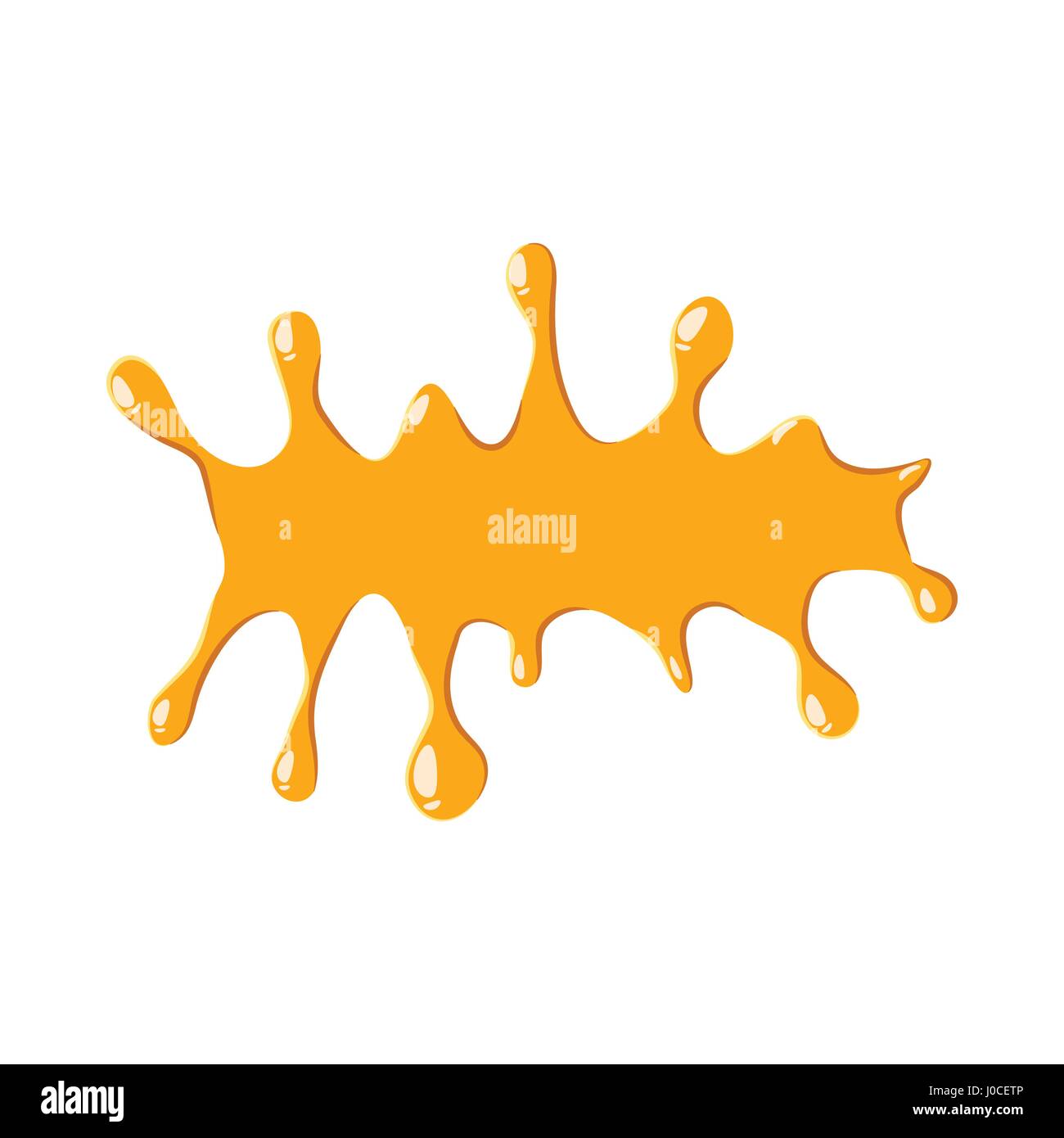 Flaque de miel Banque d'images vectorielles - Alamy