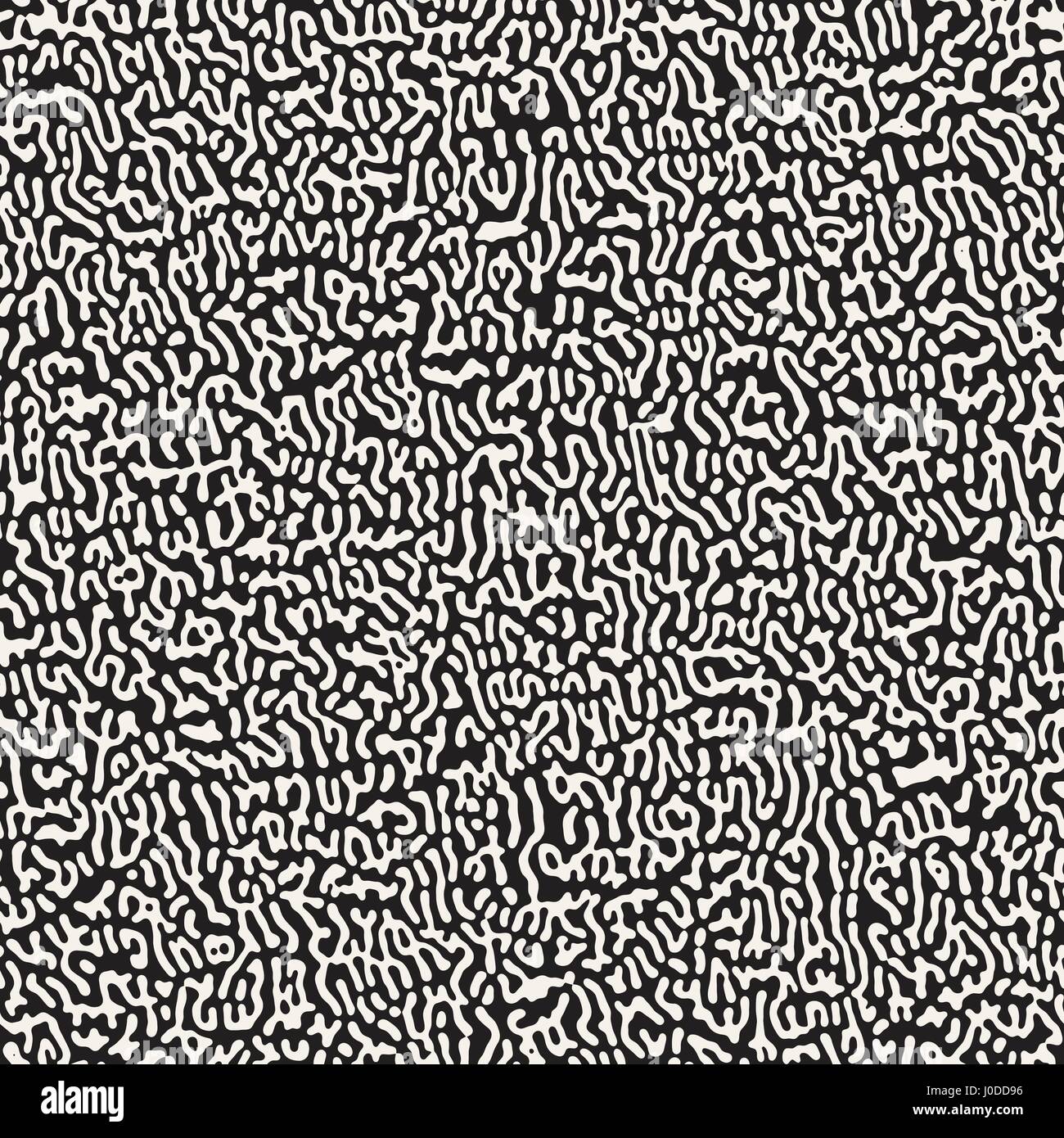Vector Grunge sans motif. Le noir et blanc des formes organiques. Résumé fond Illustration Illustration de Vecteur