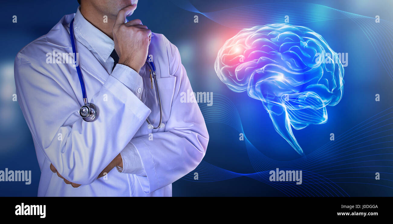 Les technologies médicales modernes . concept technique mixte Banque D'Images