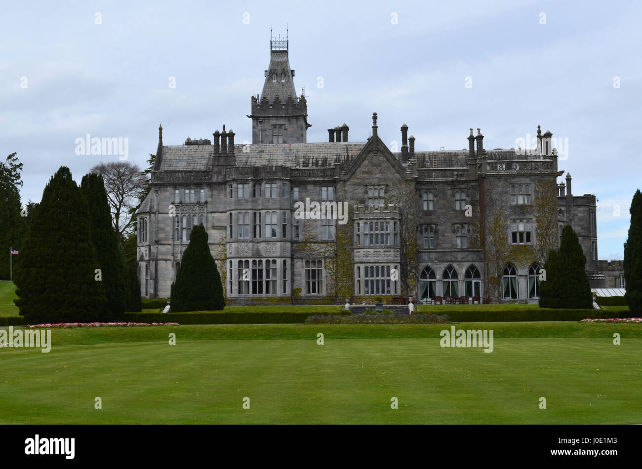 Adare Manor parc et paysage en Irlande. Banque D'Images