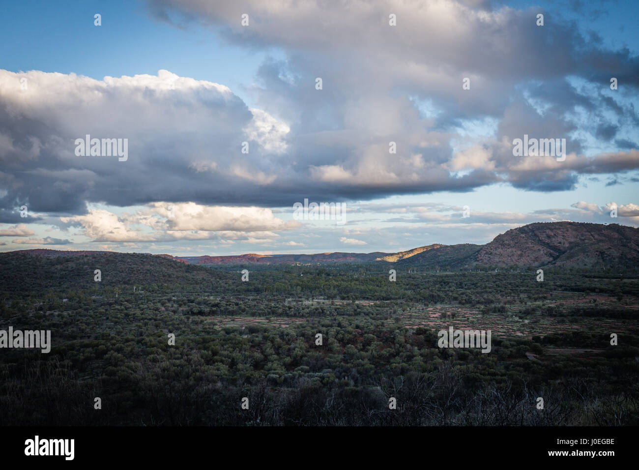 Point de vue Alice Springs Simpsons Gap Territoire du Nord Banque D'Images