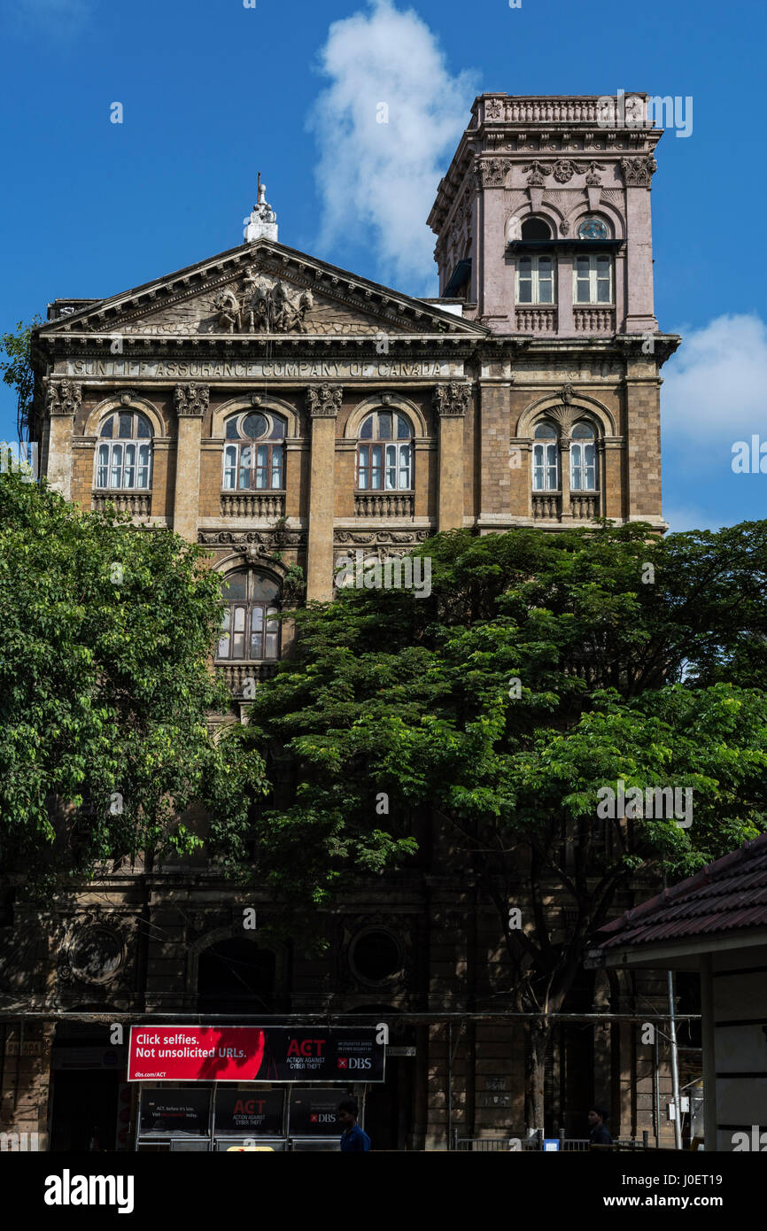 La Sun Life du Canada, compagnie d'assurance construction, Mumbai, Maharashtra, Inde, Asie Banque D'Images