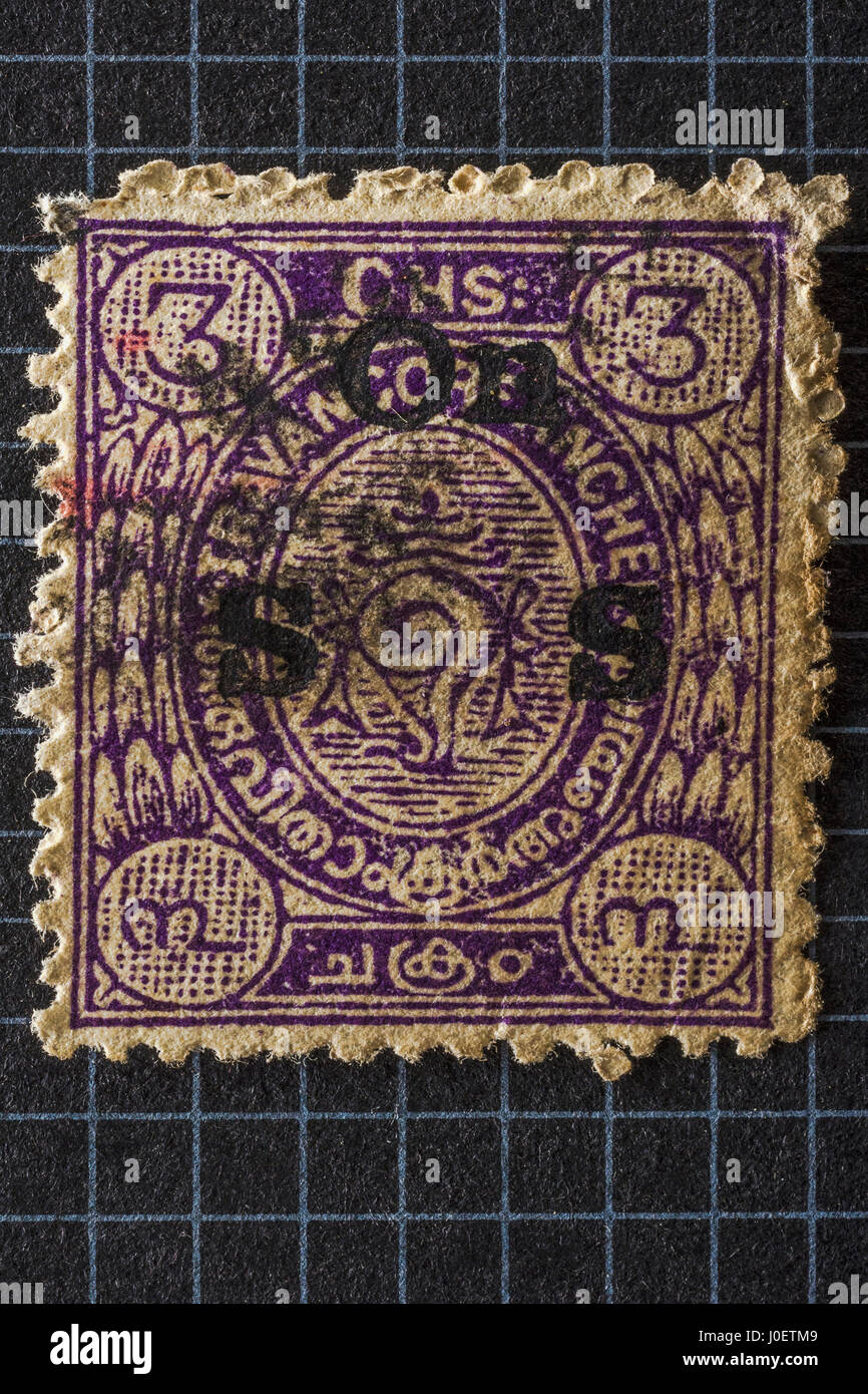 3 chs travancore anchel, Inde, Asie Banque D'Images