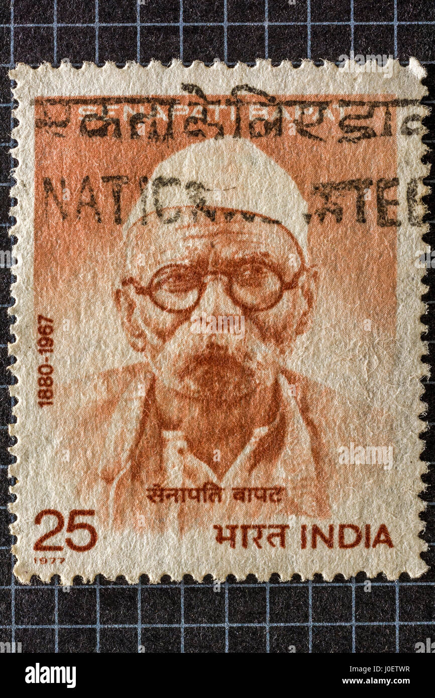 Senapati bapat, timbres, Inde, Asie Banque D'Images