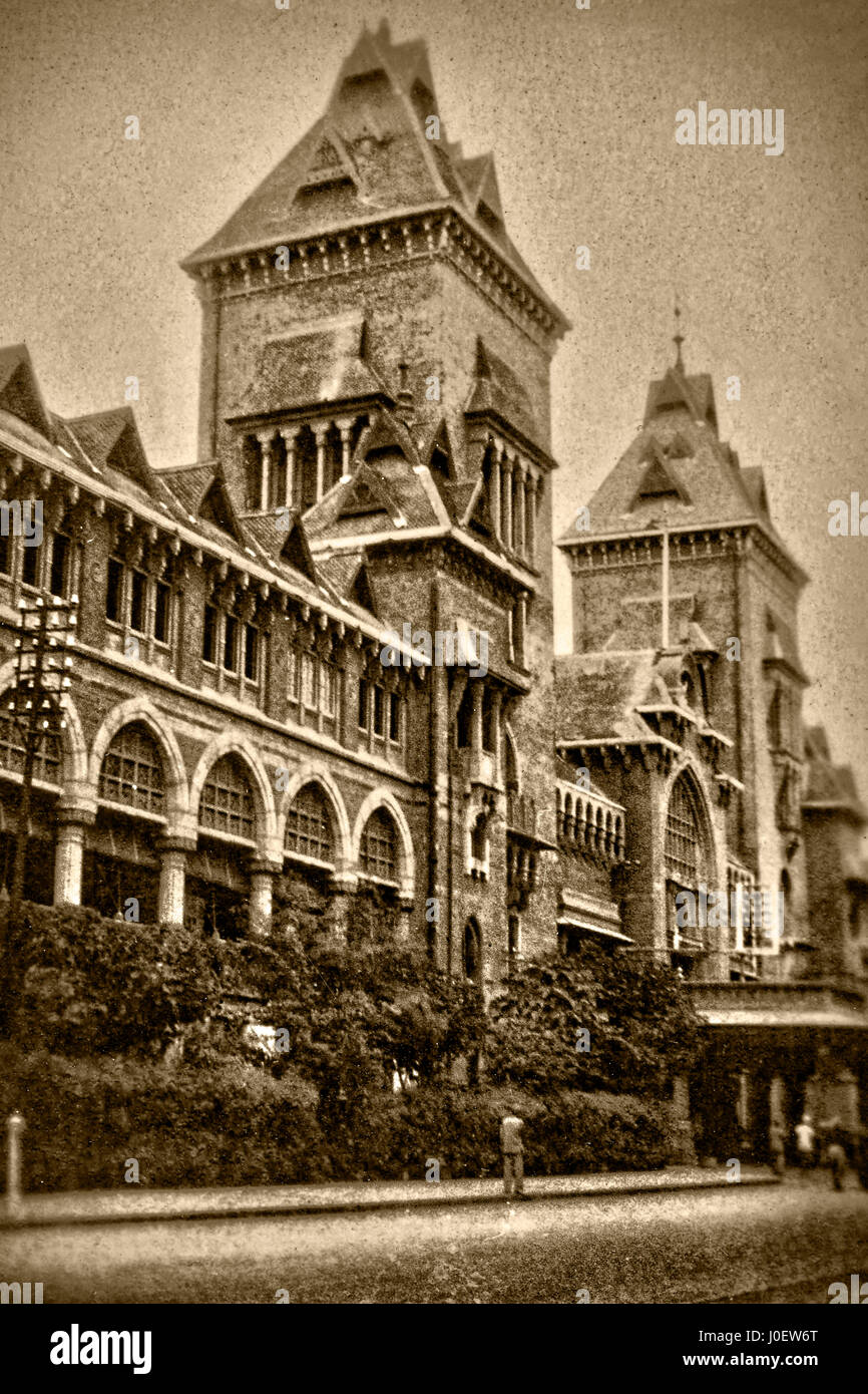 Vintage photos madras general post office, Tamil Nadu, Inde, Asie, 1905 Banque D'Images