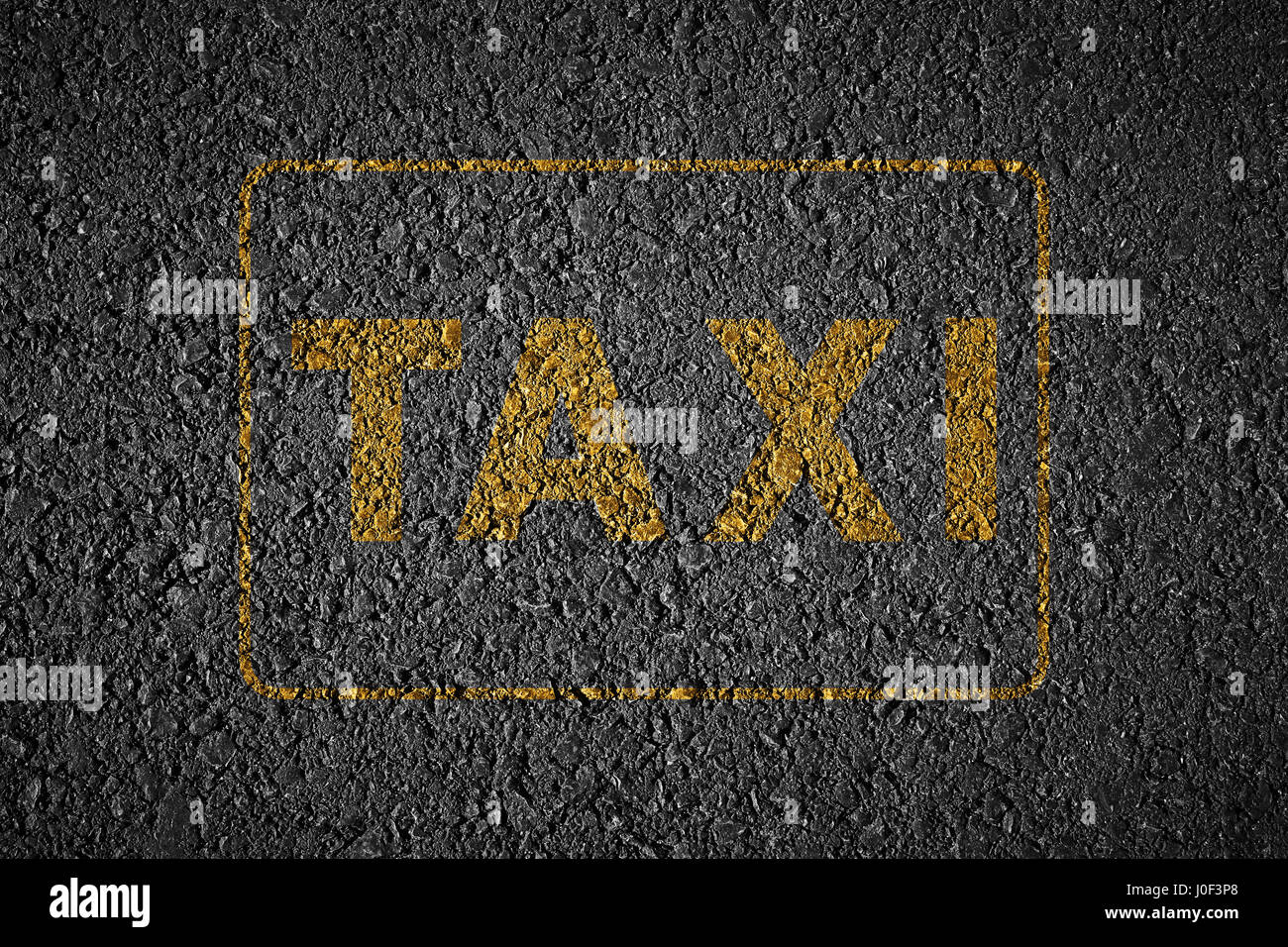 signe de taxi Banque D'Images