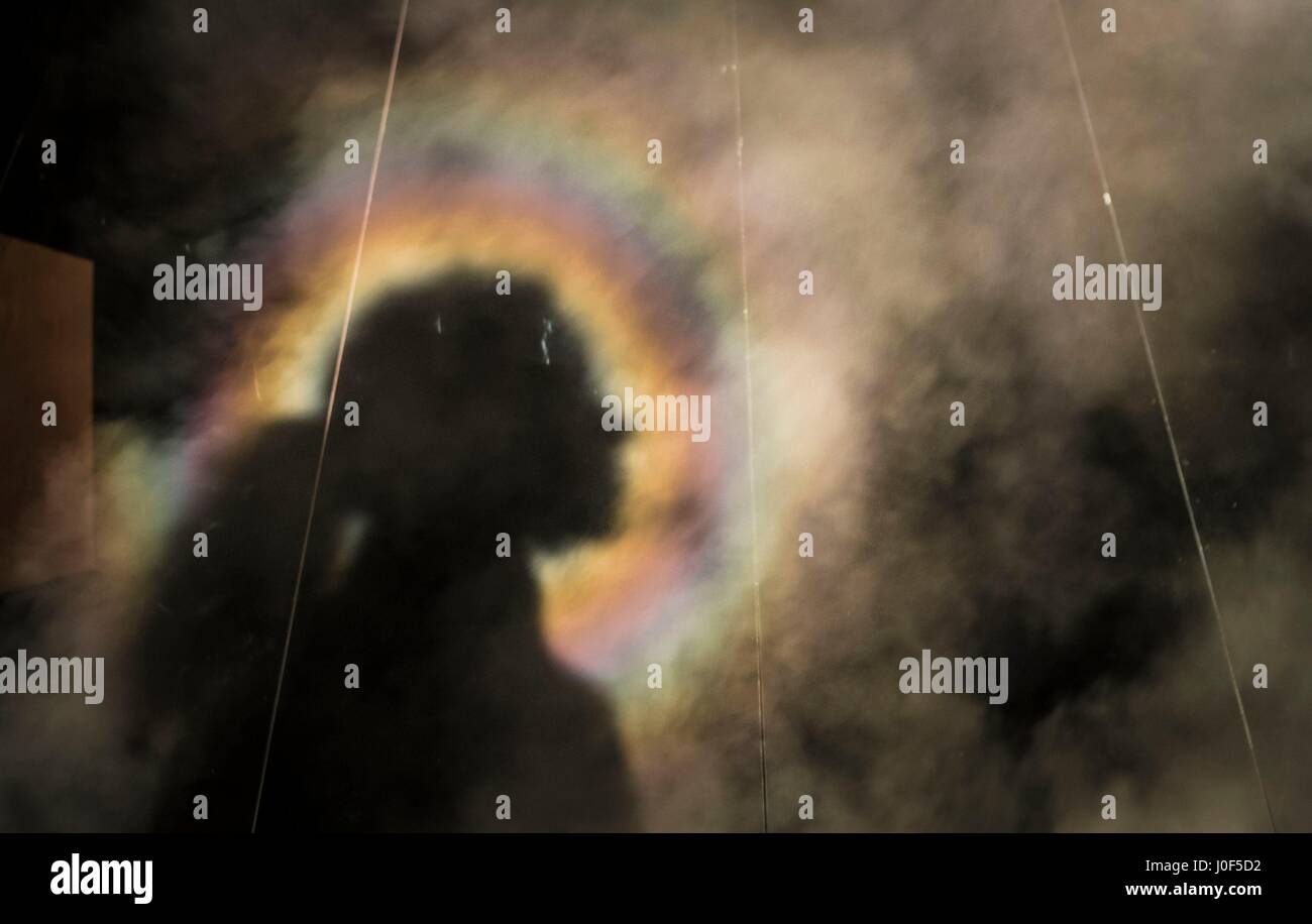 Effet de halo autour de la tête Banque de photographies et d’images à